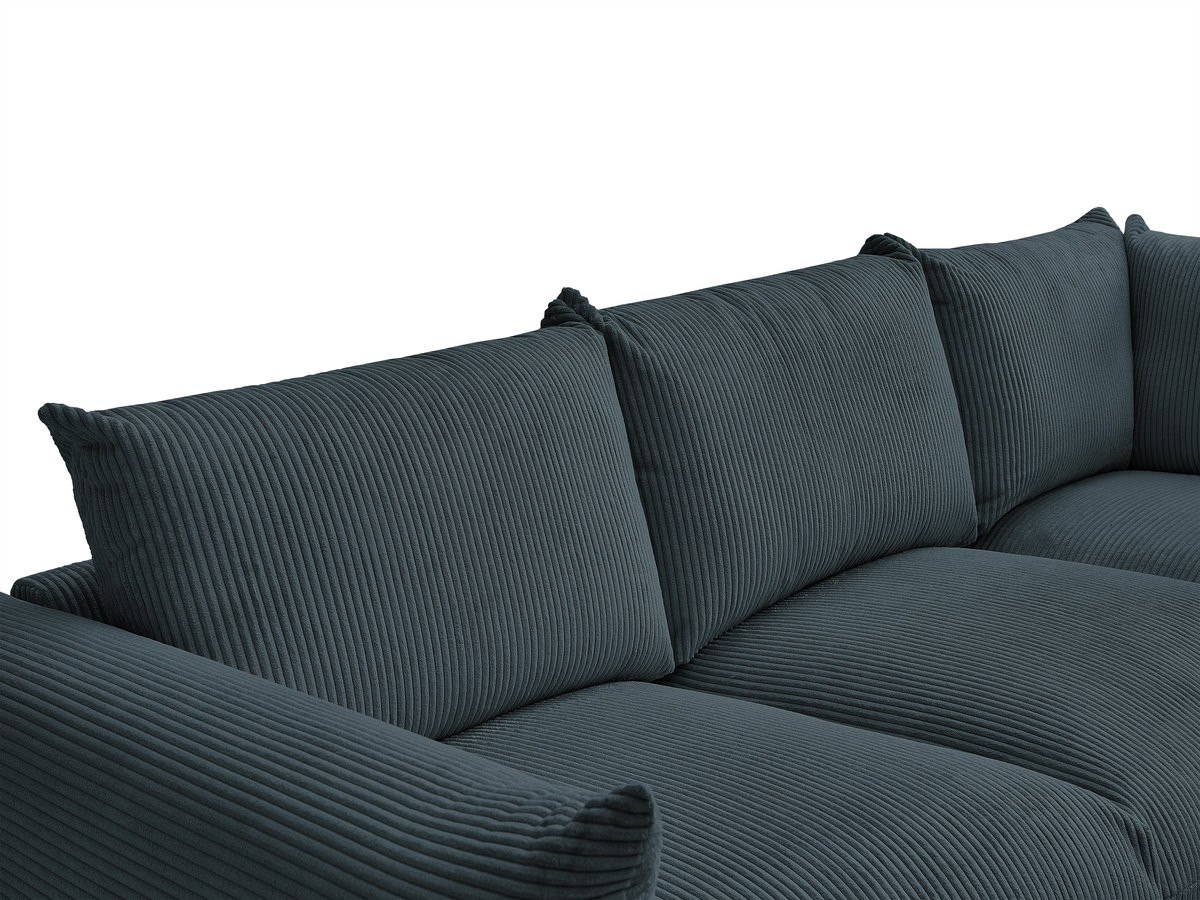 Bobochic Ernest Ecksofa Cordsamt Dunkelblau