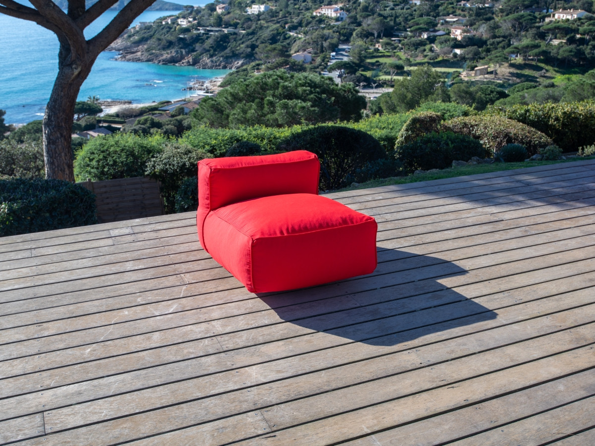 Bobochic Giulia Sofamodul 1-Sitzer Stoff Rot