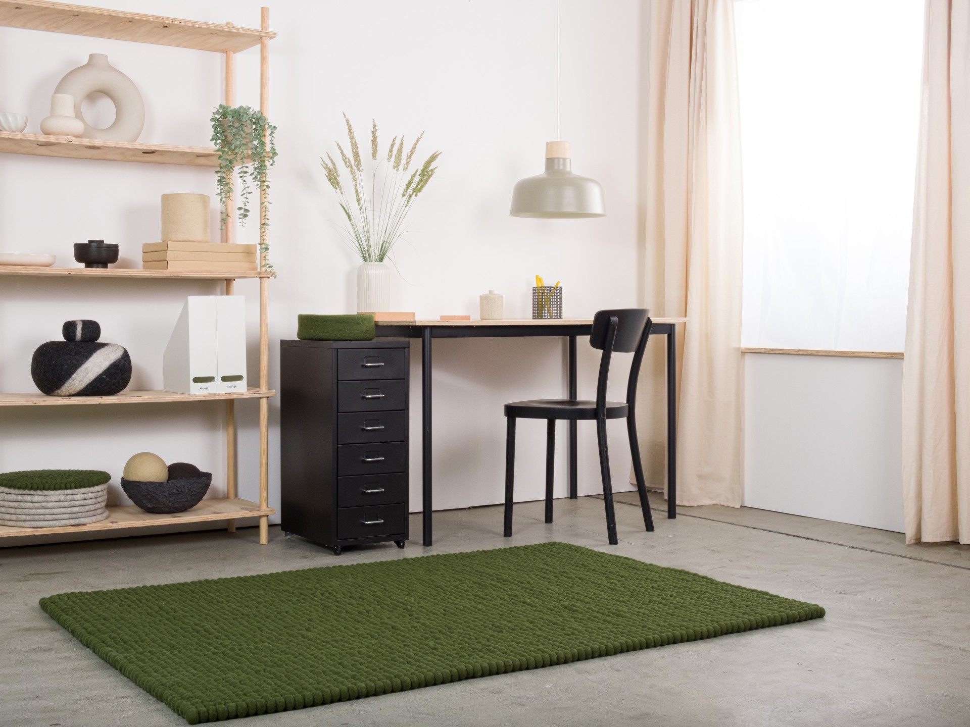 myfelt Jost Filzkugelteppich - 50x70 cm