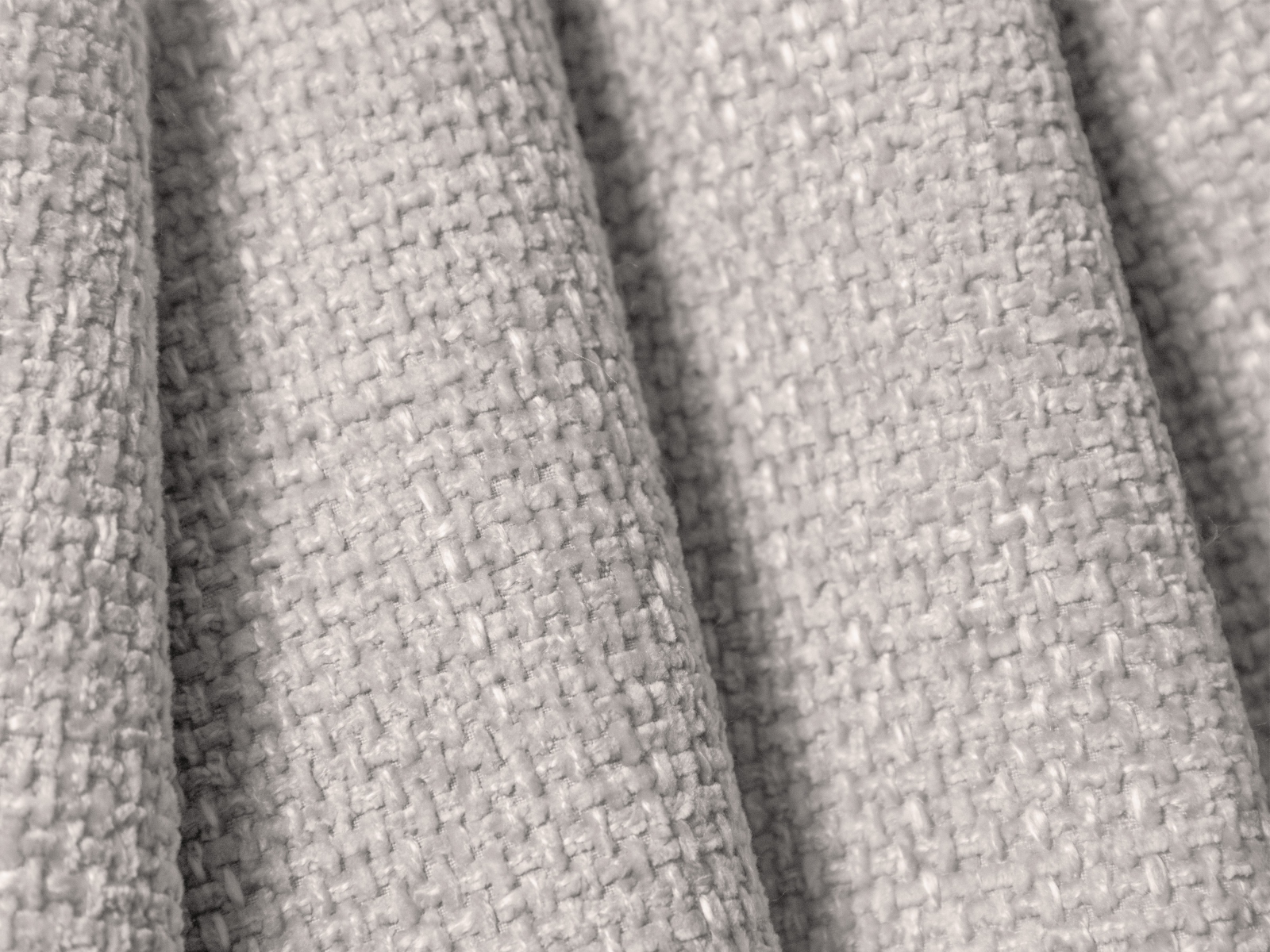 Micadoni Ecksofa Kaelle 4-Sitzer mit Schlaffunktion Rechts Chenille Grau
