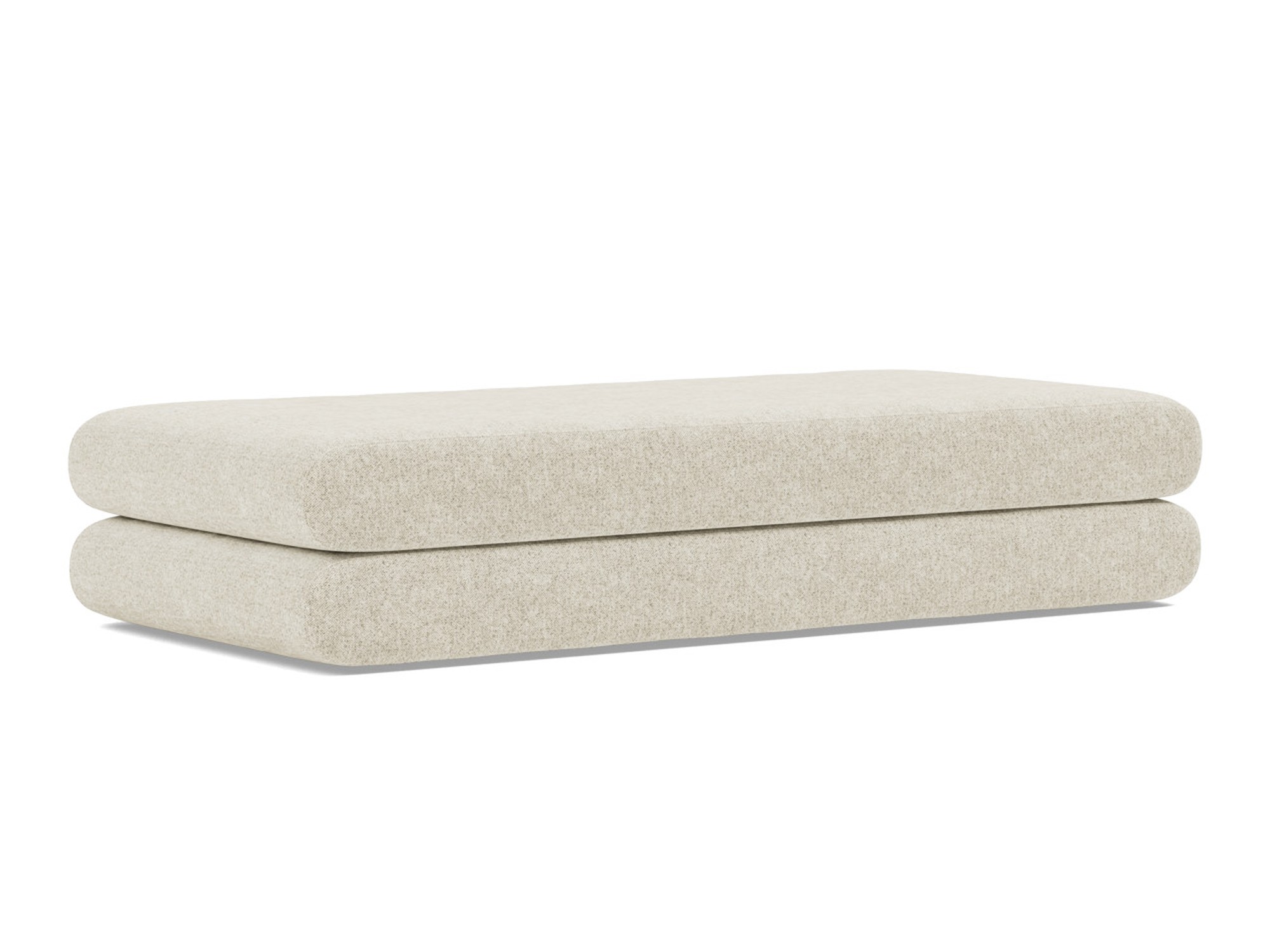 Tagesbett Circlus Strukturierter Stoff Taura 357-Off-White