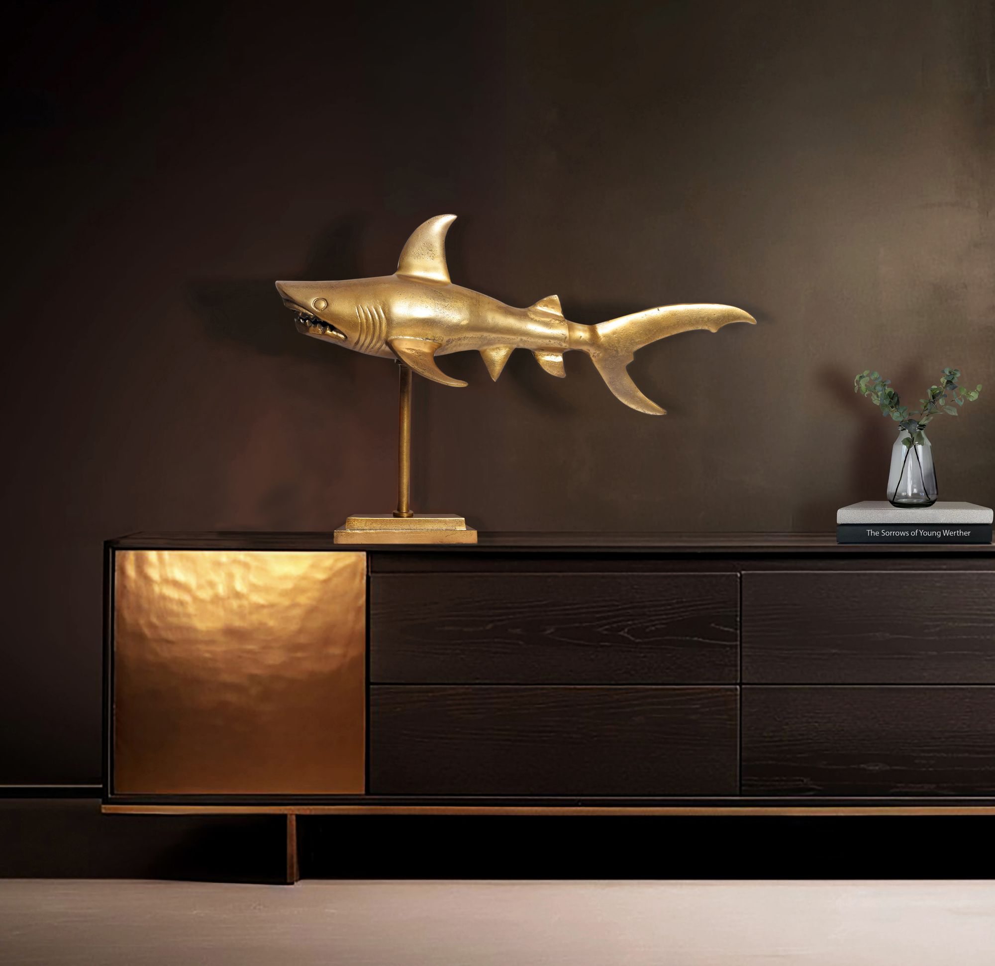 Dekofigur Hordvik Aluminium Gold 70 × 27 × 49 cm