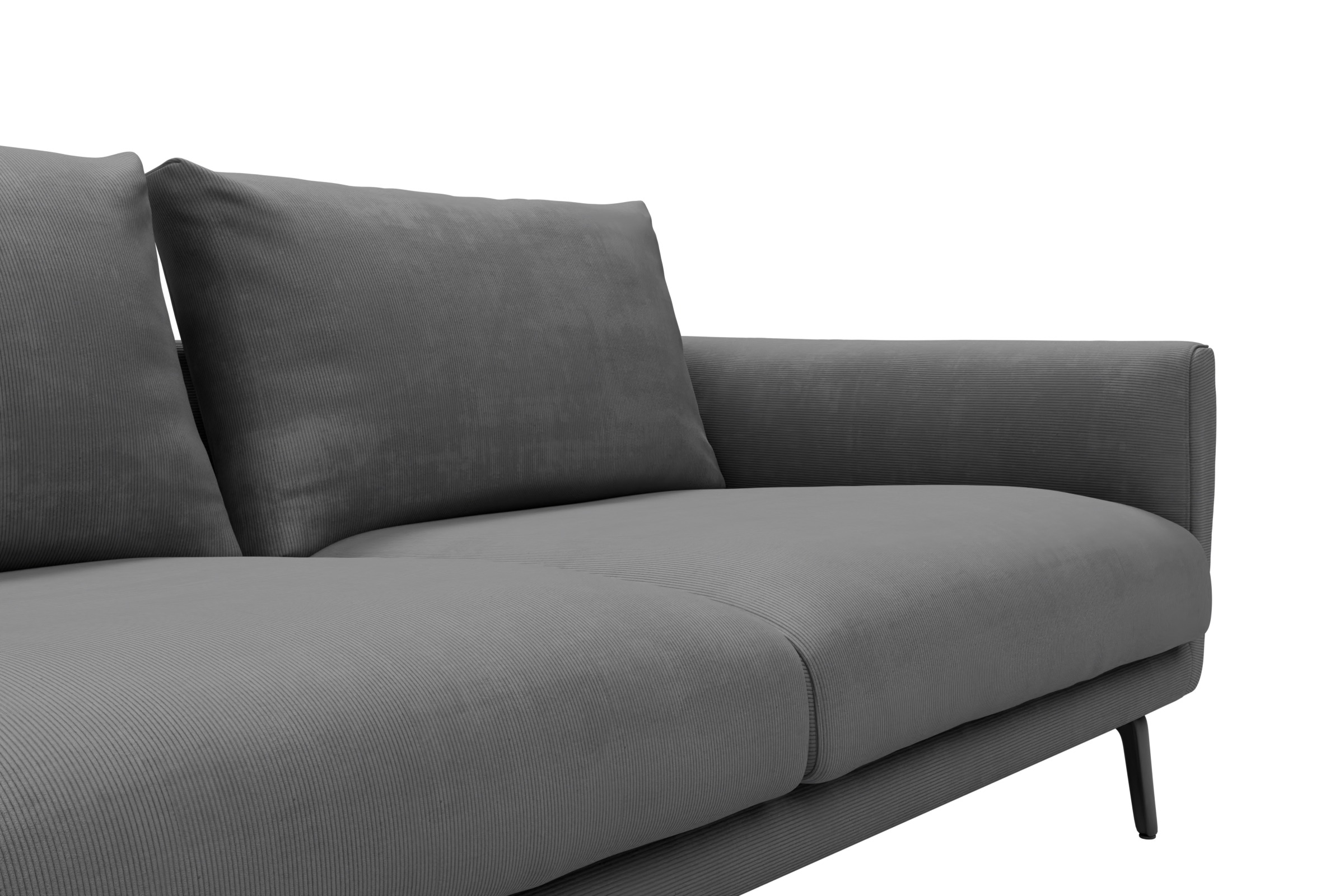 Sofa Karl 3-Sitzer Cordufine-Grey