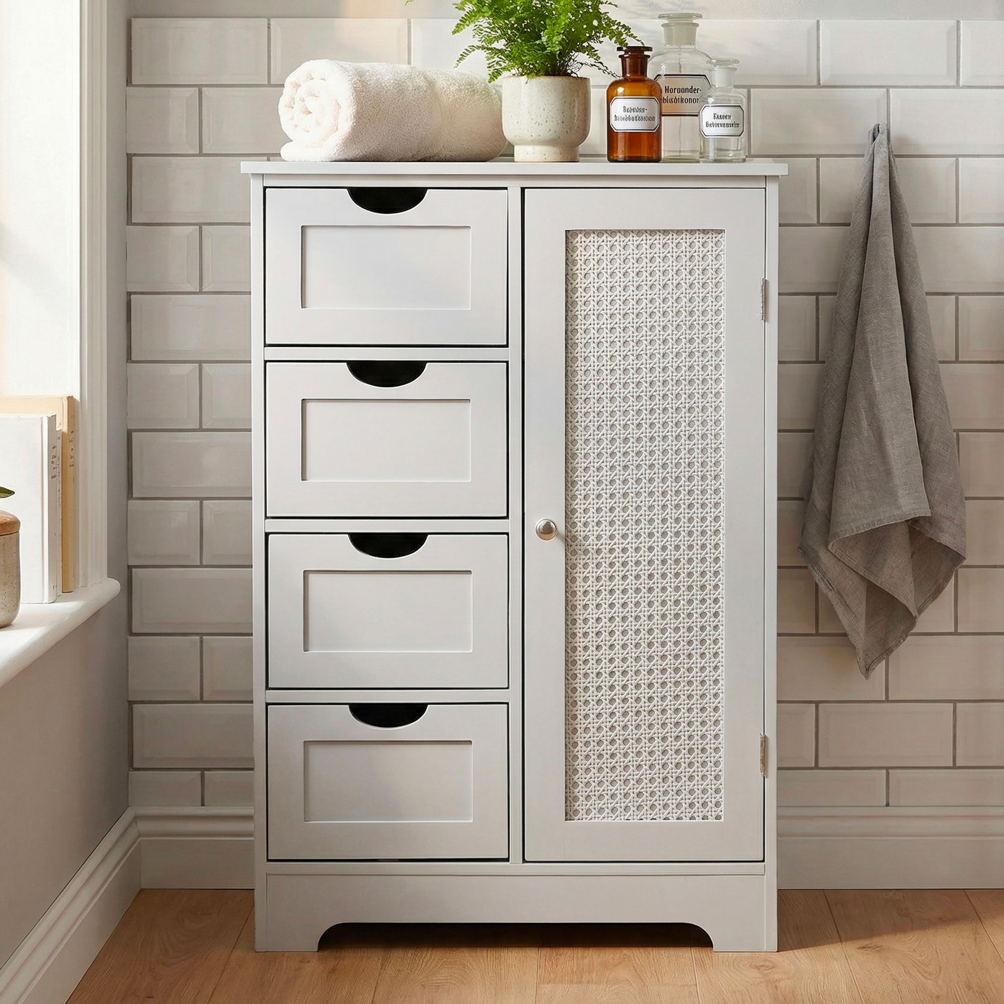 Unterschrank Tranby Weiß 55 × 30 × 80 cm