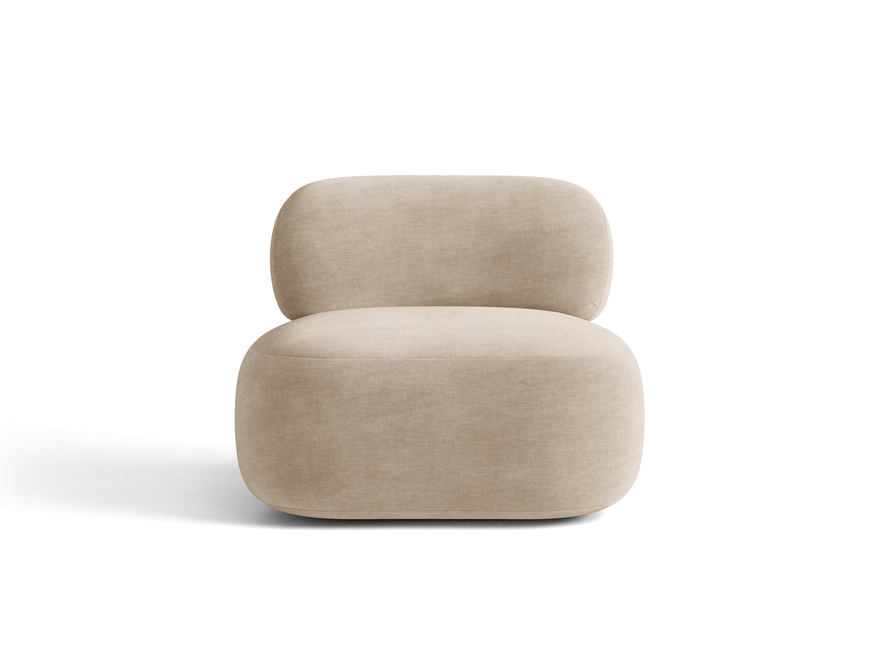 Micadoni Aura Armsessel Chenille Golden Dunkelbeige