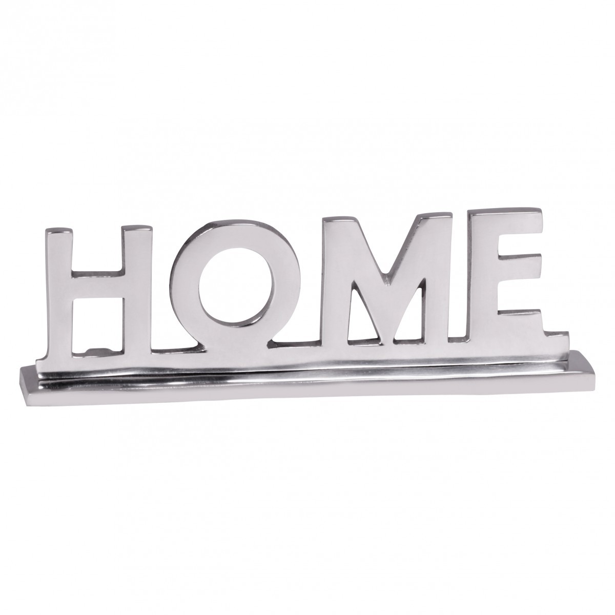 Dekoobjekt Melbu Aluminium Silber
