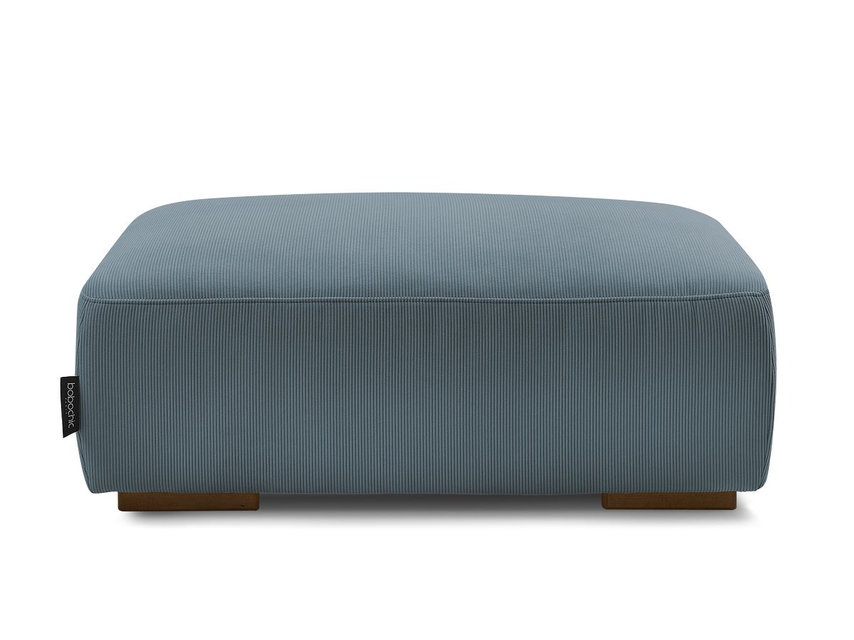 Bobochic Sidonie Pouf Cordsamt Dunkelblau