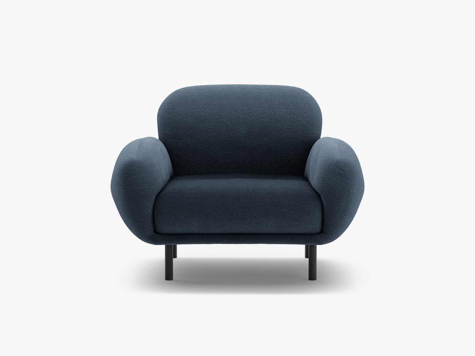 Micadoni Sessel Poppy Boucle Baloo Dunkelblau