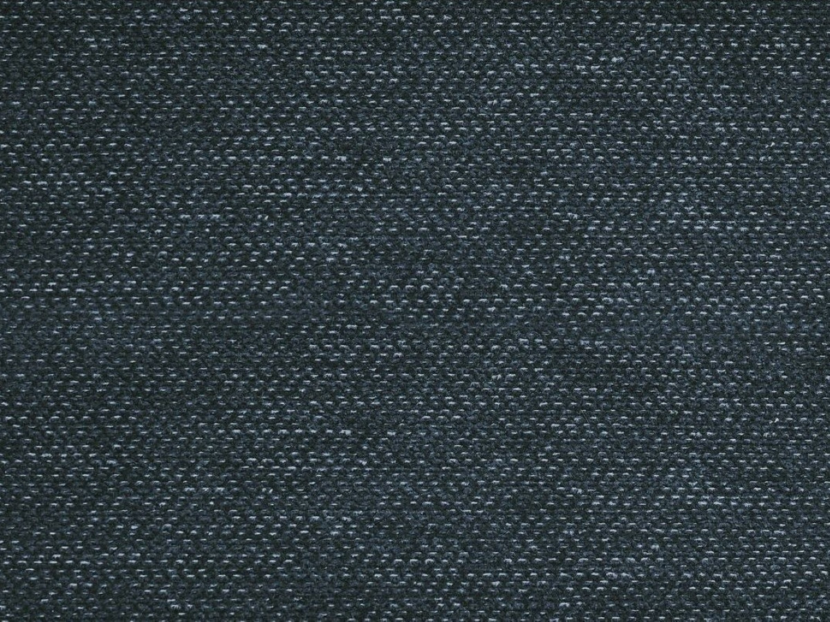 Bobochic Megeve Ecksofa mit Schlaffunktion und Pouf Melange-Stoff Dunkelblau Ecke links