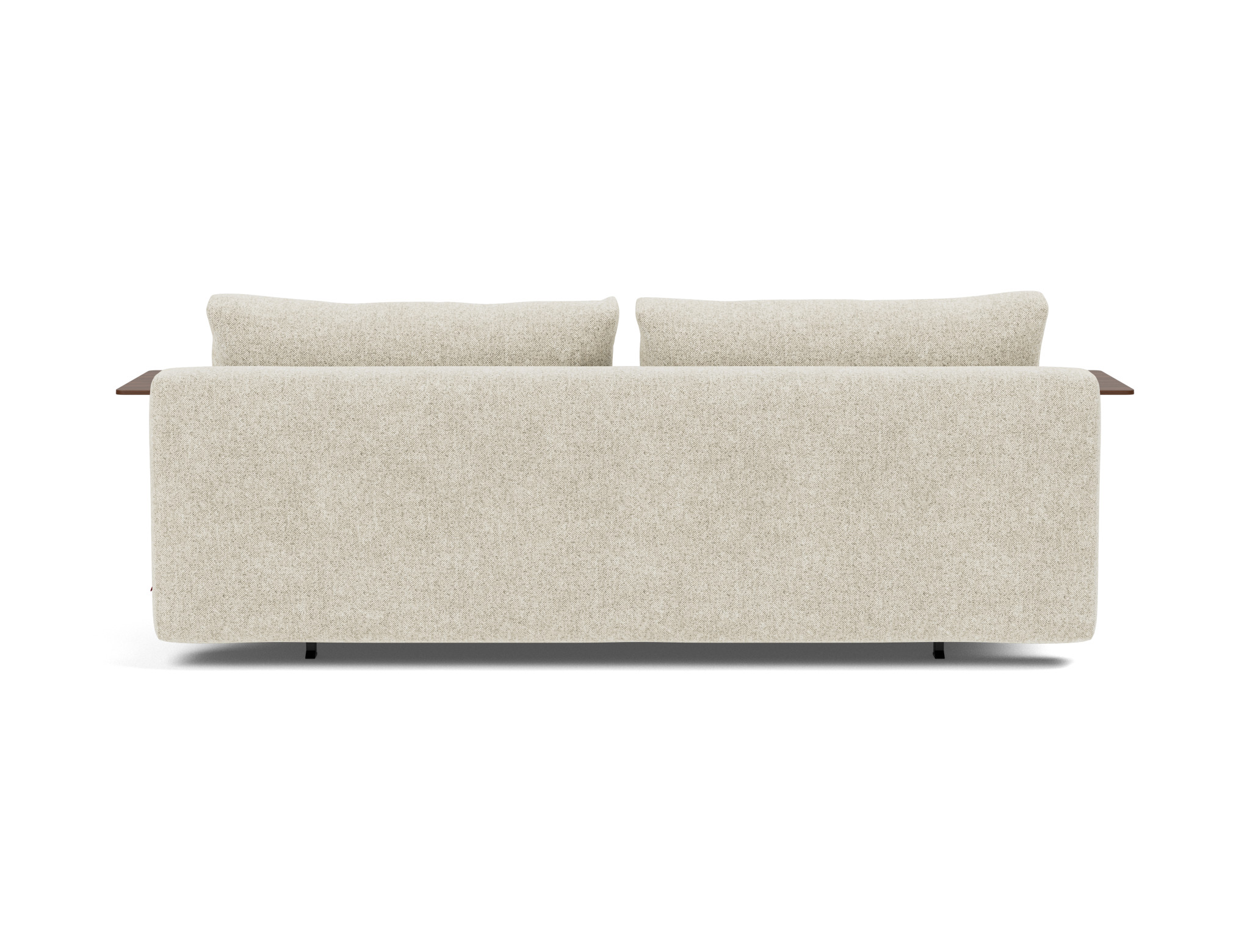 Schlafsofa Recast mit Armlehnen Strukturierter Stoff Taura 357-Off-White