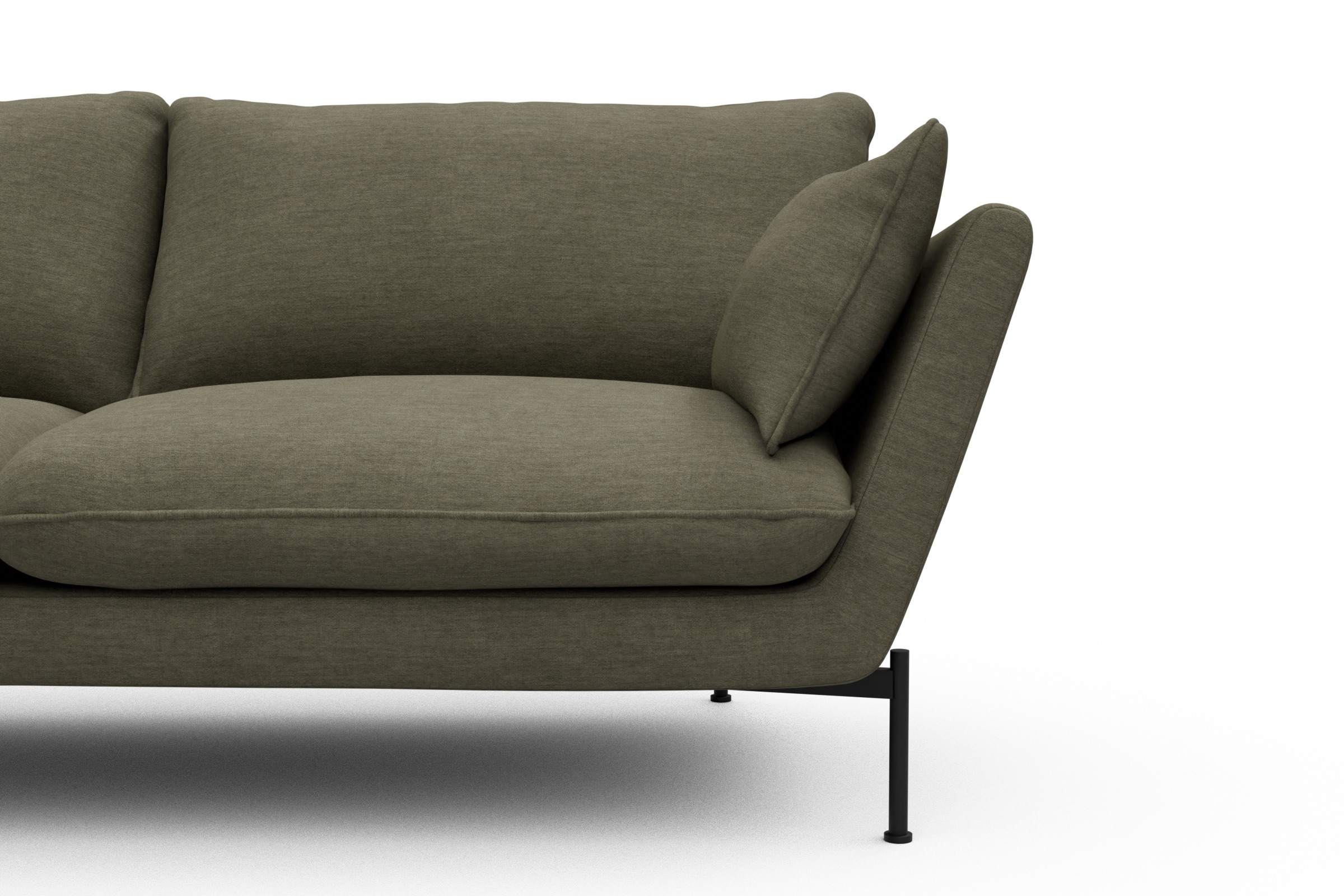 Sofa Anton 2-Sitzer Vivus-Dusty-Olive