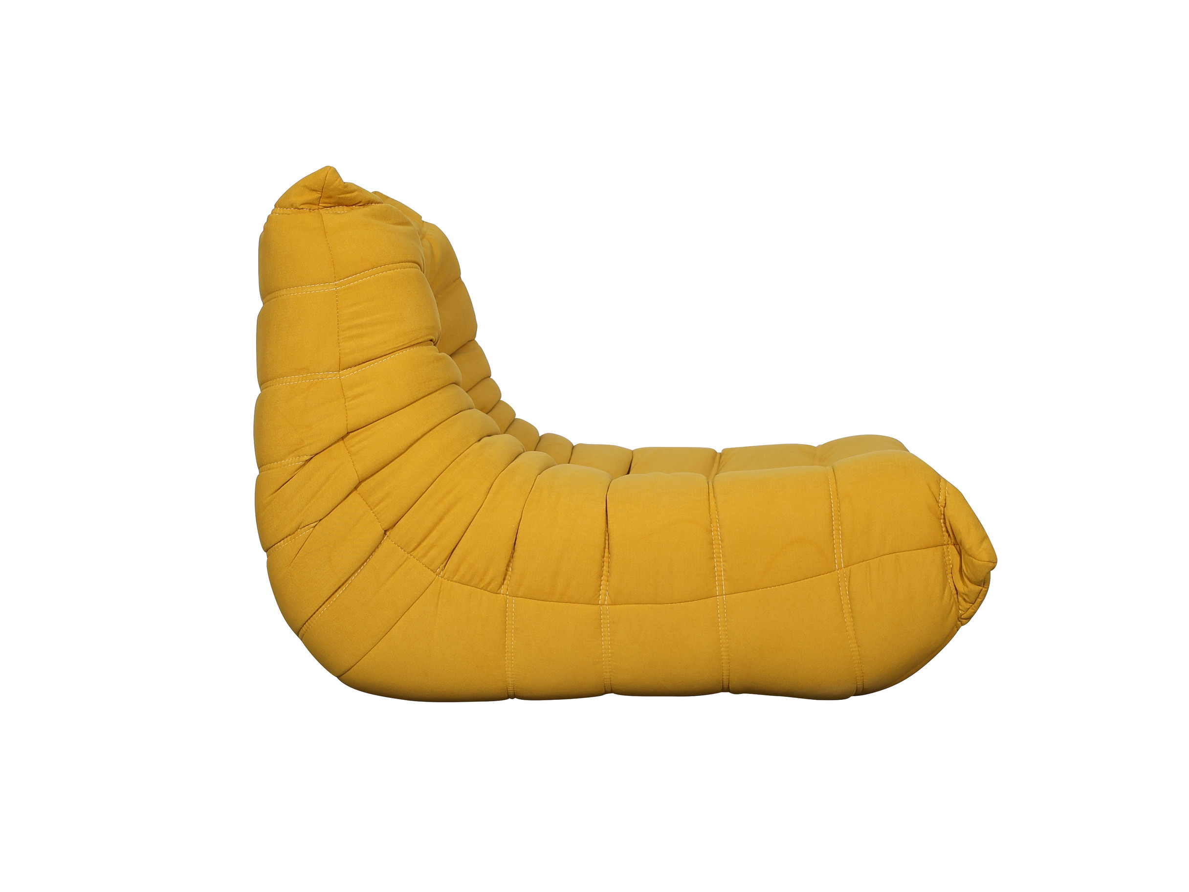 Livin Hill Set Nua: Sessel 87 cm + Fußhocker Senfgelb