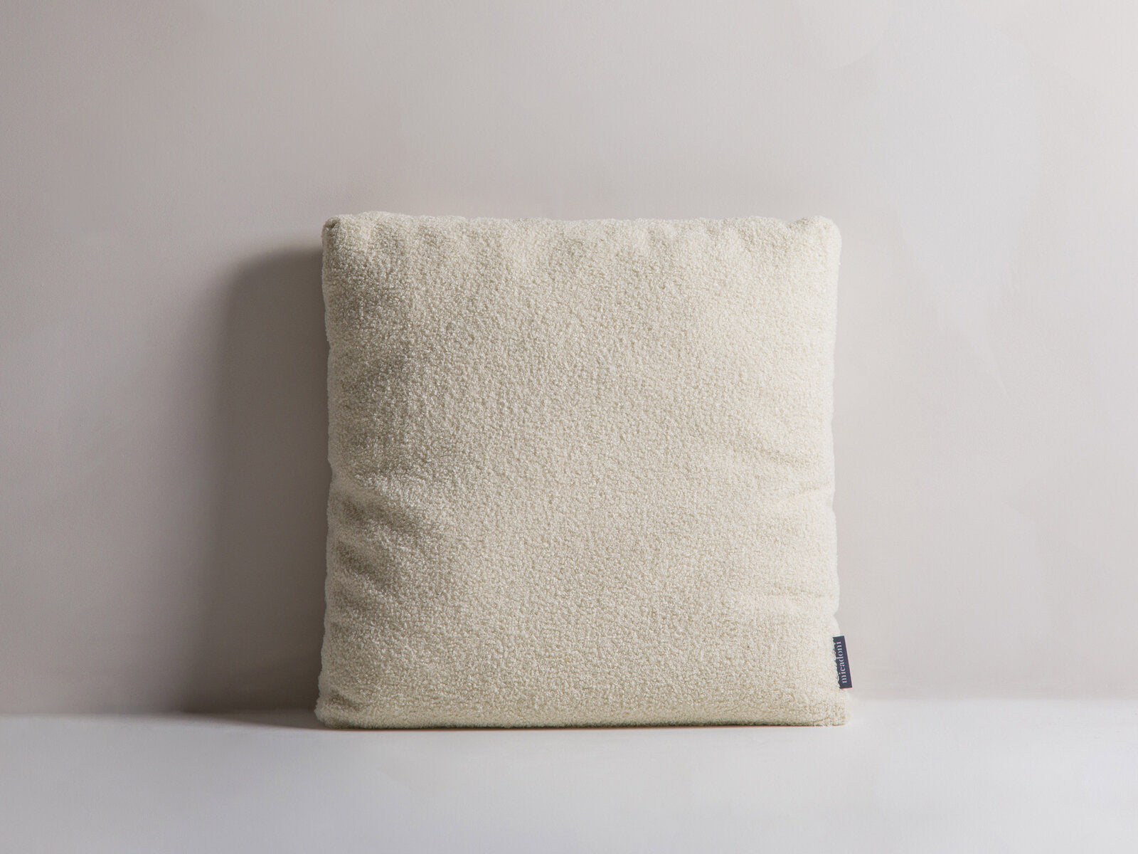 Micadoni Kissen Mono Boucle Helles Beige