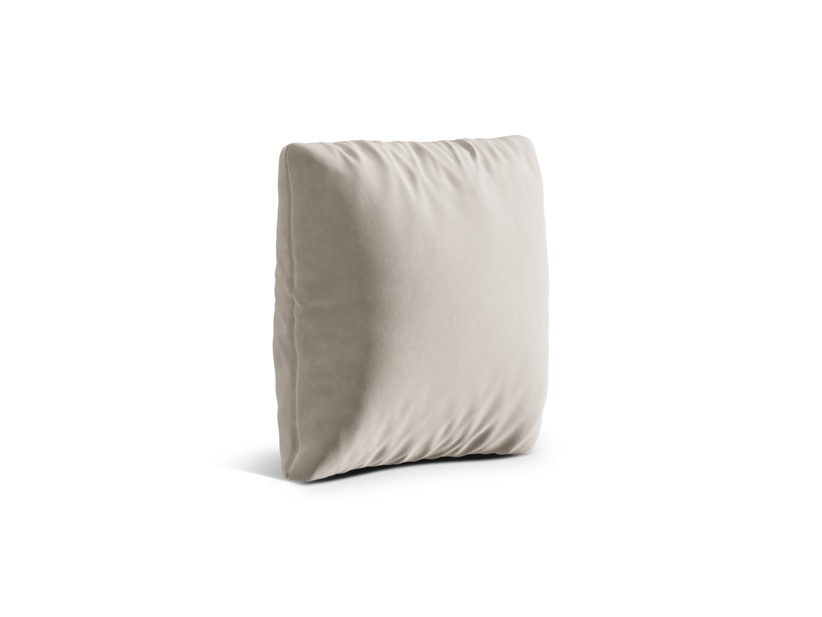 Cosmopolitan Design Kissen Kemi 45x45cm Samt Salvador Beige