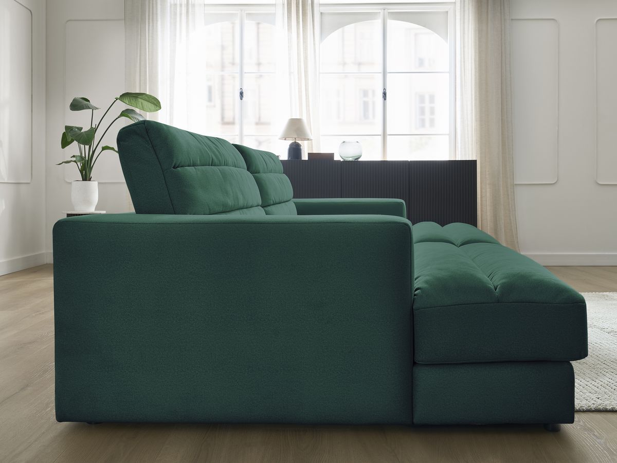 Bobochic Sierra Sofa 4-Sitzer Samt Dunkelgrün