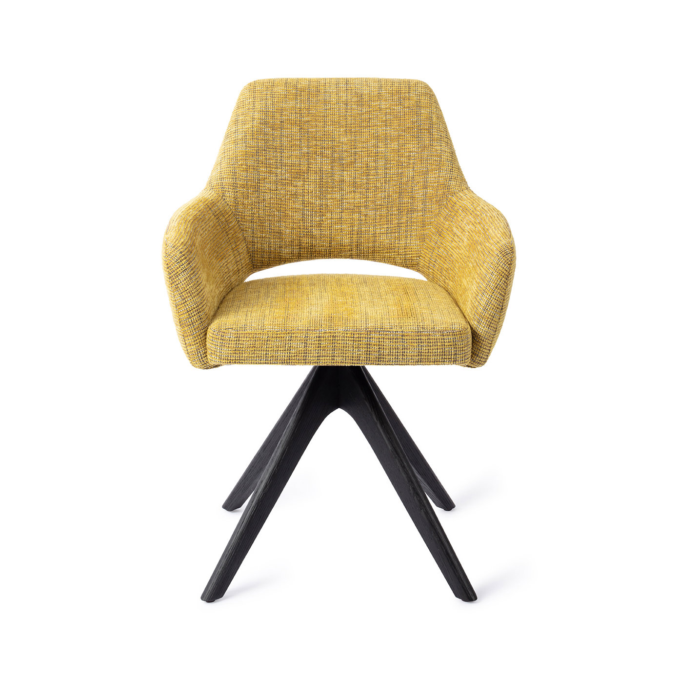 Jesper Home Esszimmerstuhl Yanai Lemon Lines Revolve Eiche Schwarz