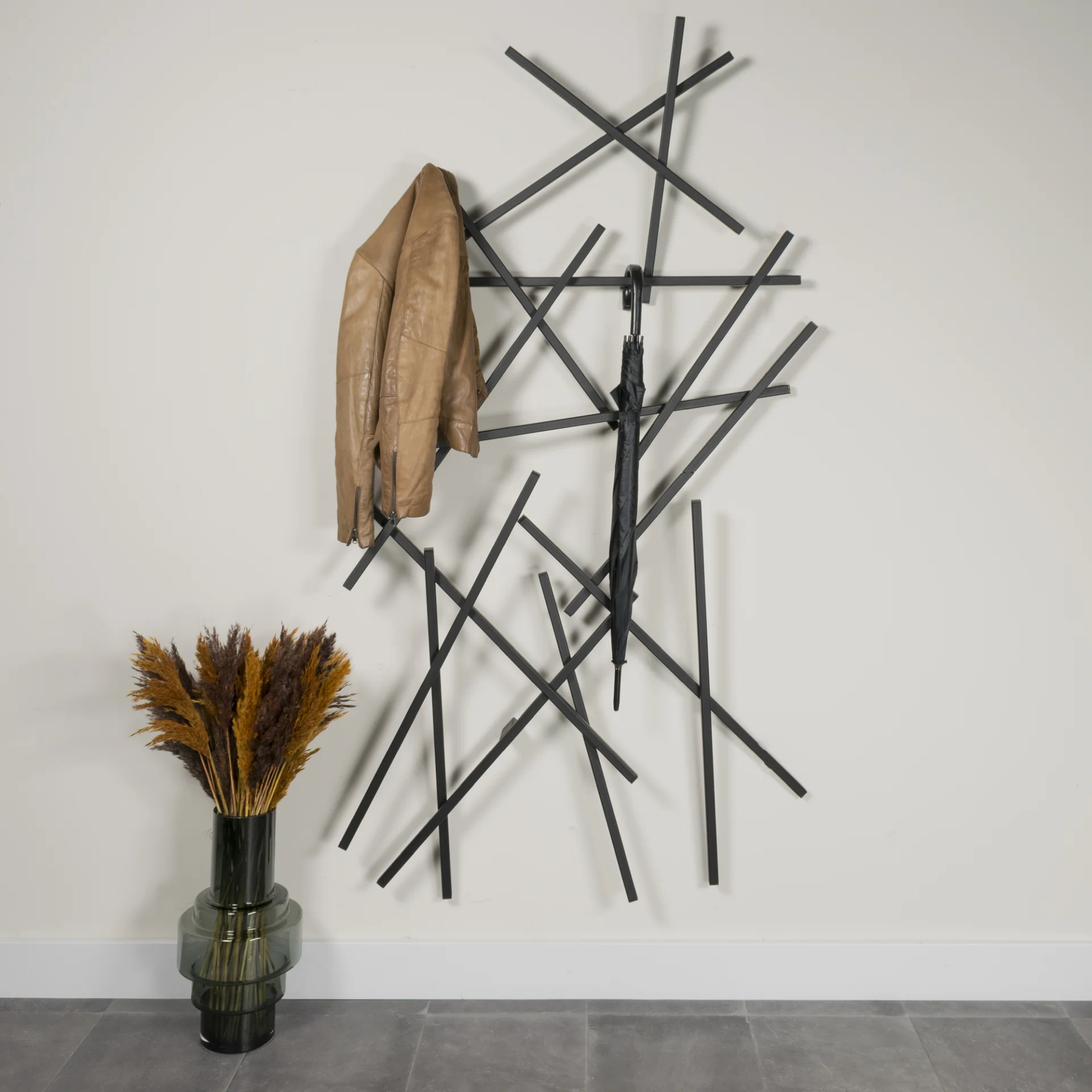 Spinder Design Matches Large Wandgarderobe Schwarz