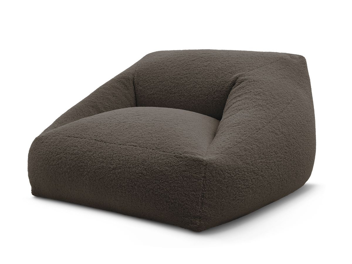 Bouclé-Stoff · Braun