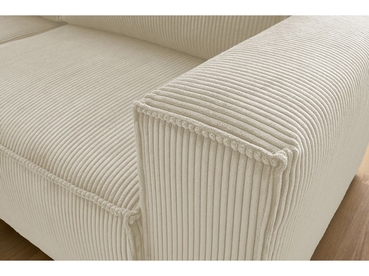Bobochic Nihad Ecksofa Cordsamt Beige Ecke links