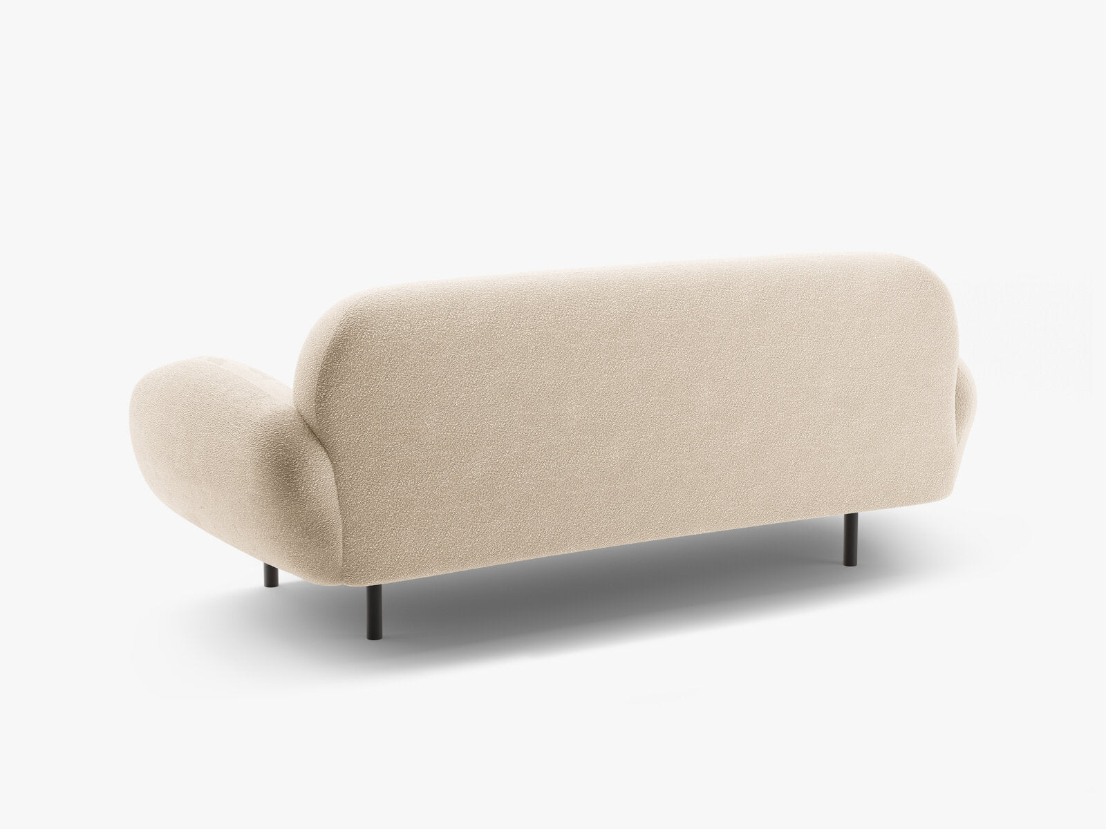 Micadoni Sofa Poppy 2-Sitzer große Version Boucle Baloo Beige