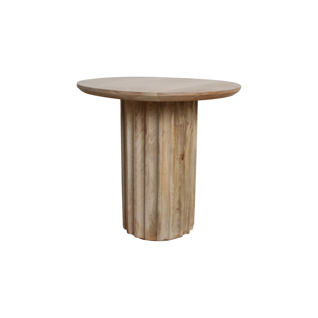 Raw Materials Bullnose Beistelltisch Reversed Natur Ø 50cm