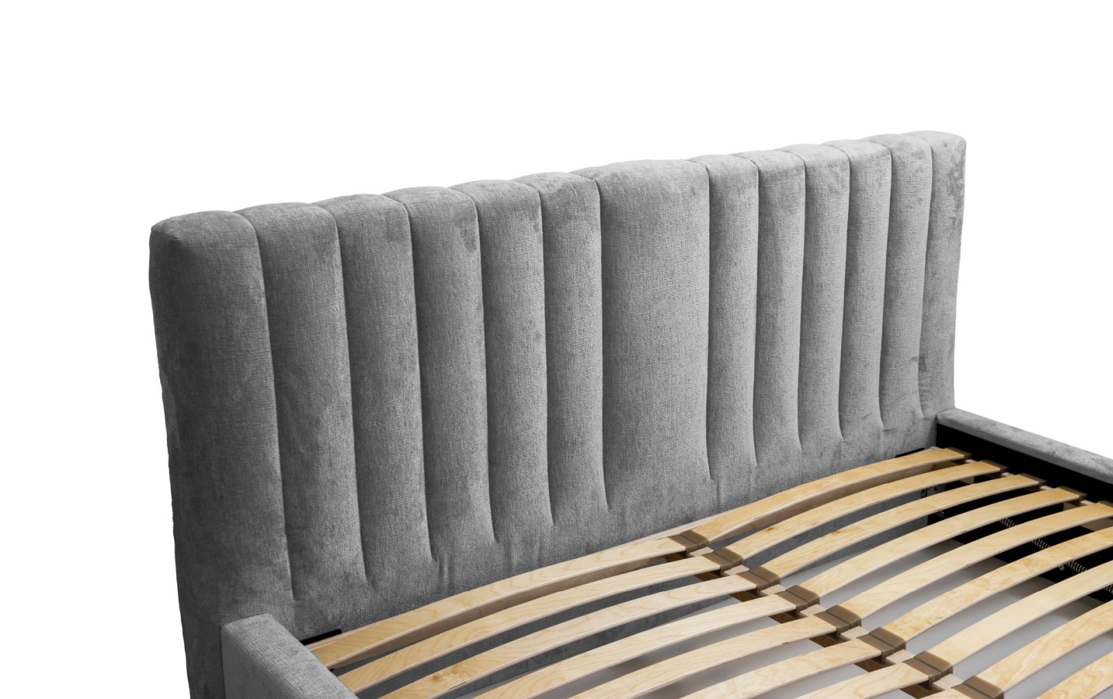 Polsterbett Velo-Vi Chenille 140x200 mit Metallrahmen Perfect Harmony 82