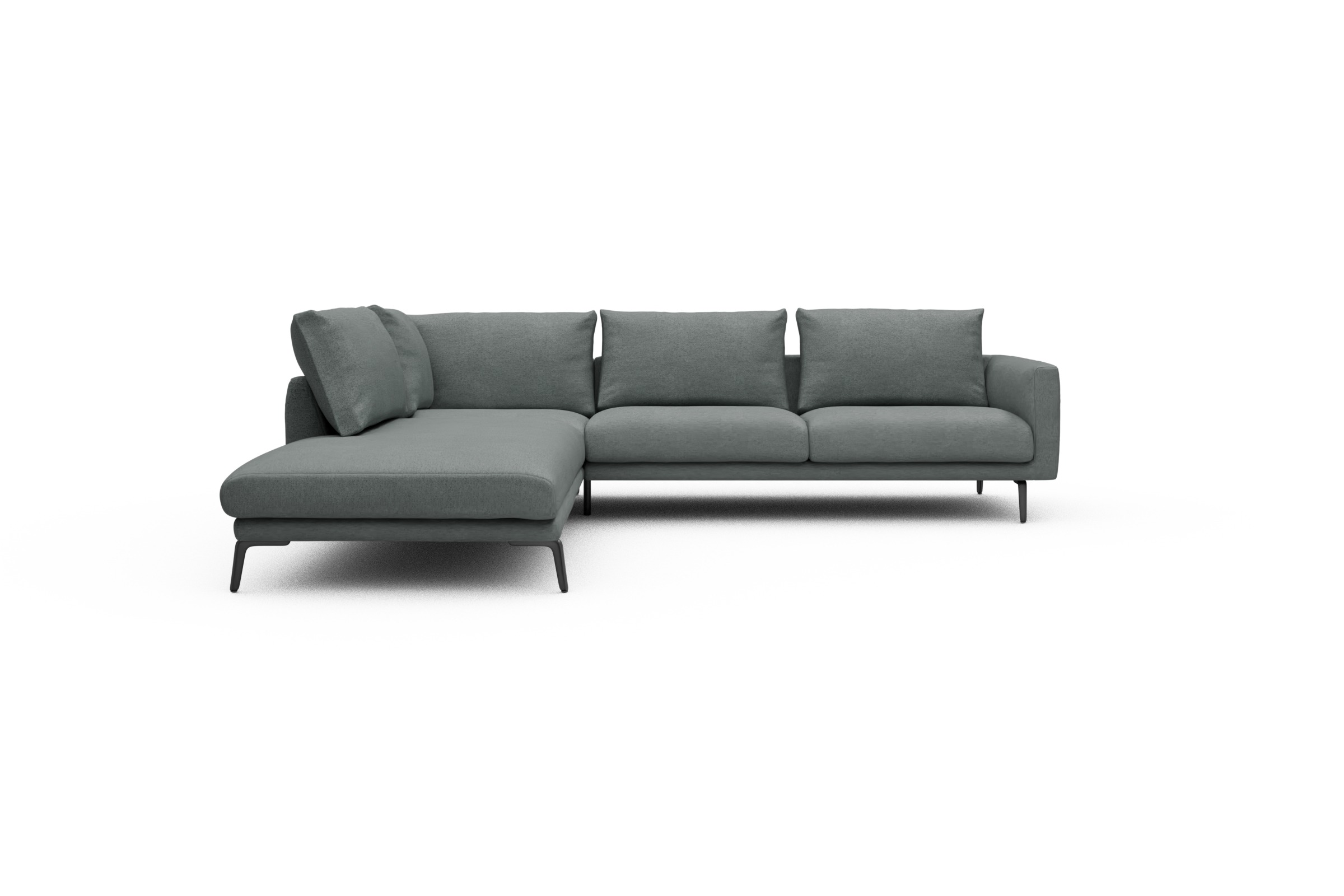 Skandi Home Ecksofa Karl Relax-Ecke links mit 2,5-Sitzer Denari-Soft-Grey moebelfaktor