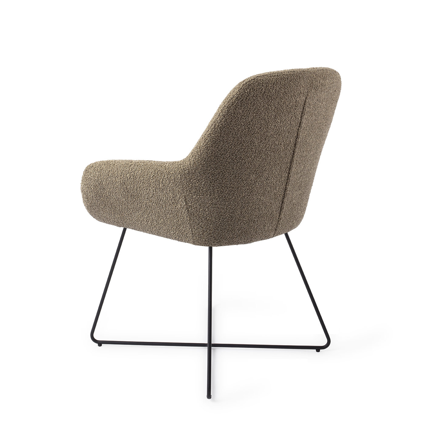 Jesper Home Esszimmerstuhl Kushi Moss Meadow Cross Schwarz