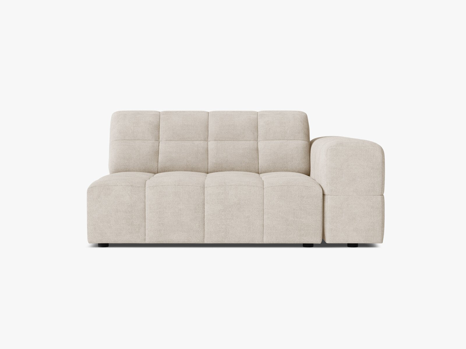 Micadoni Jennifer Sofamodul XL Rechts Chenille Eden Helles Beige