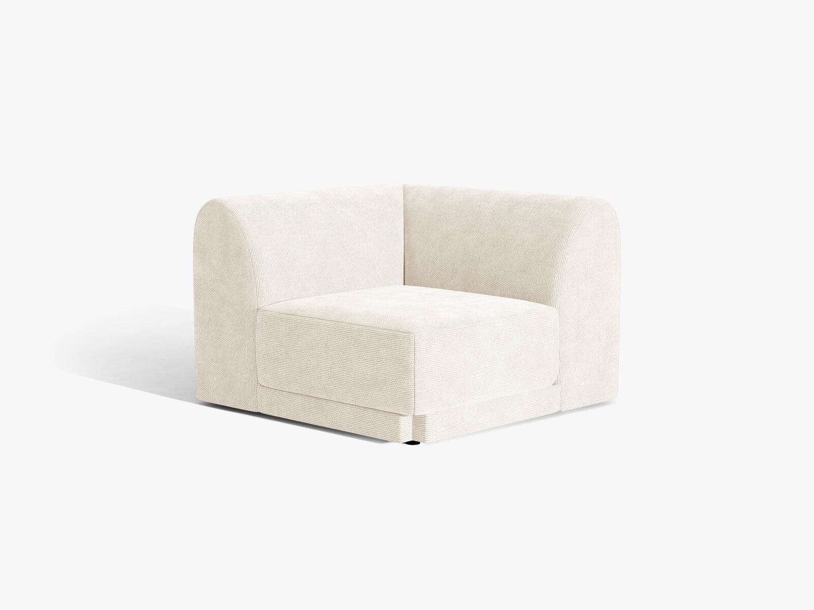Micadoni Modul Ecke Miley Chenille Eden Elfenbein