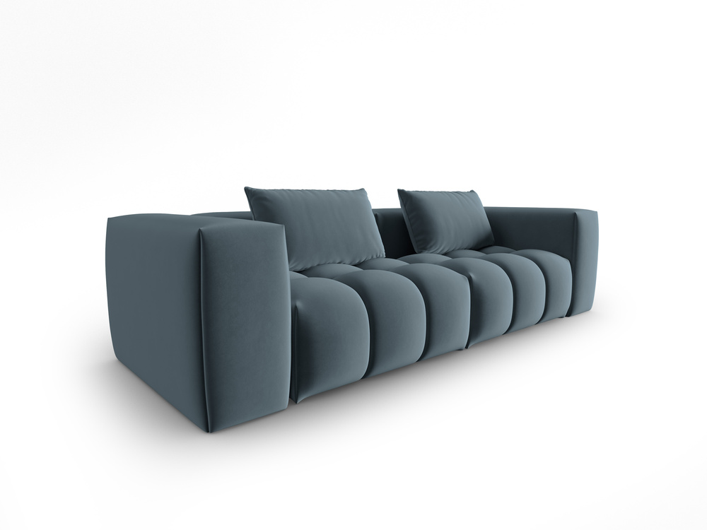 Cosmopolitan Design Sofa Verona 3-Sitzer Samt Casino Pastellblau