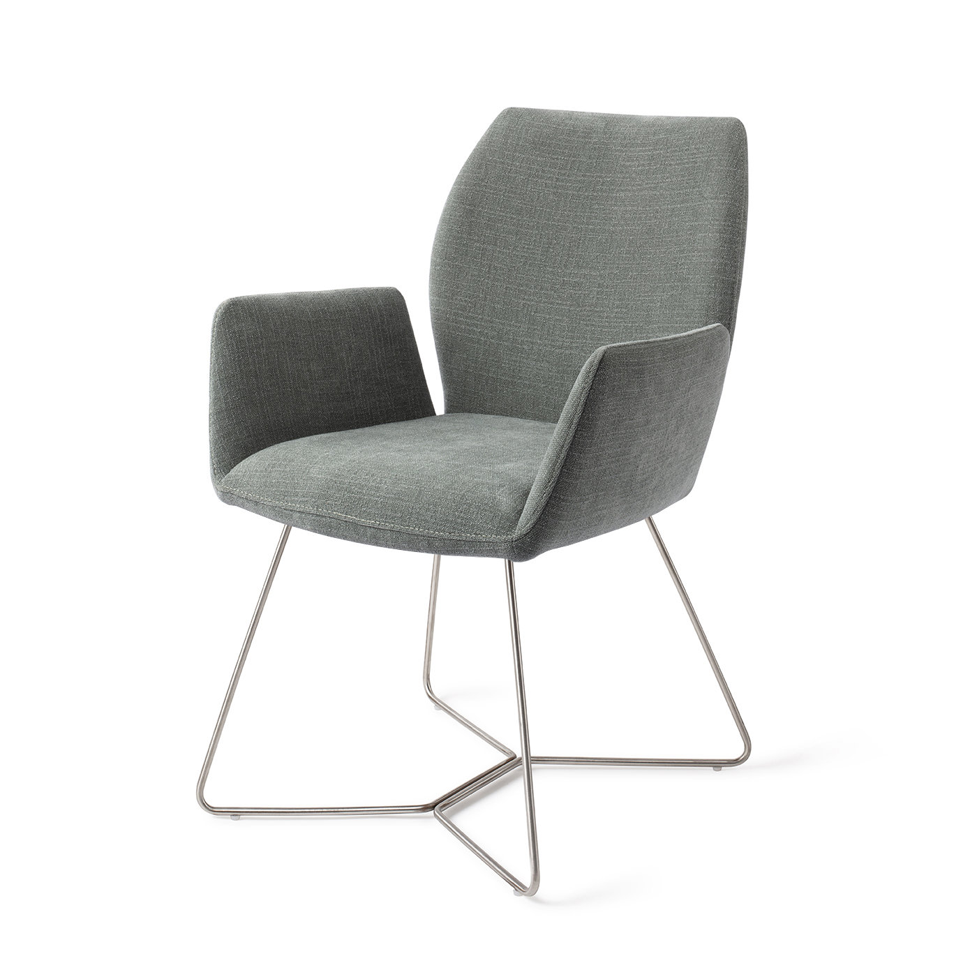 Jesper Home Esszimmerstuhl Misaki Breezy Blue Beehive Stahl