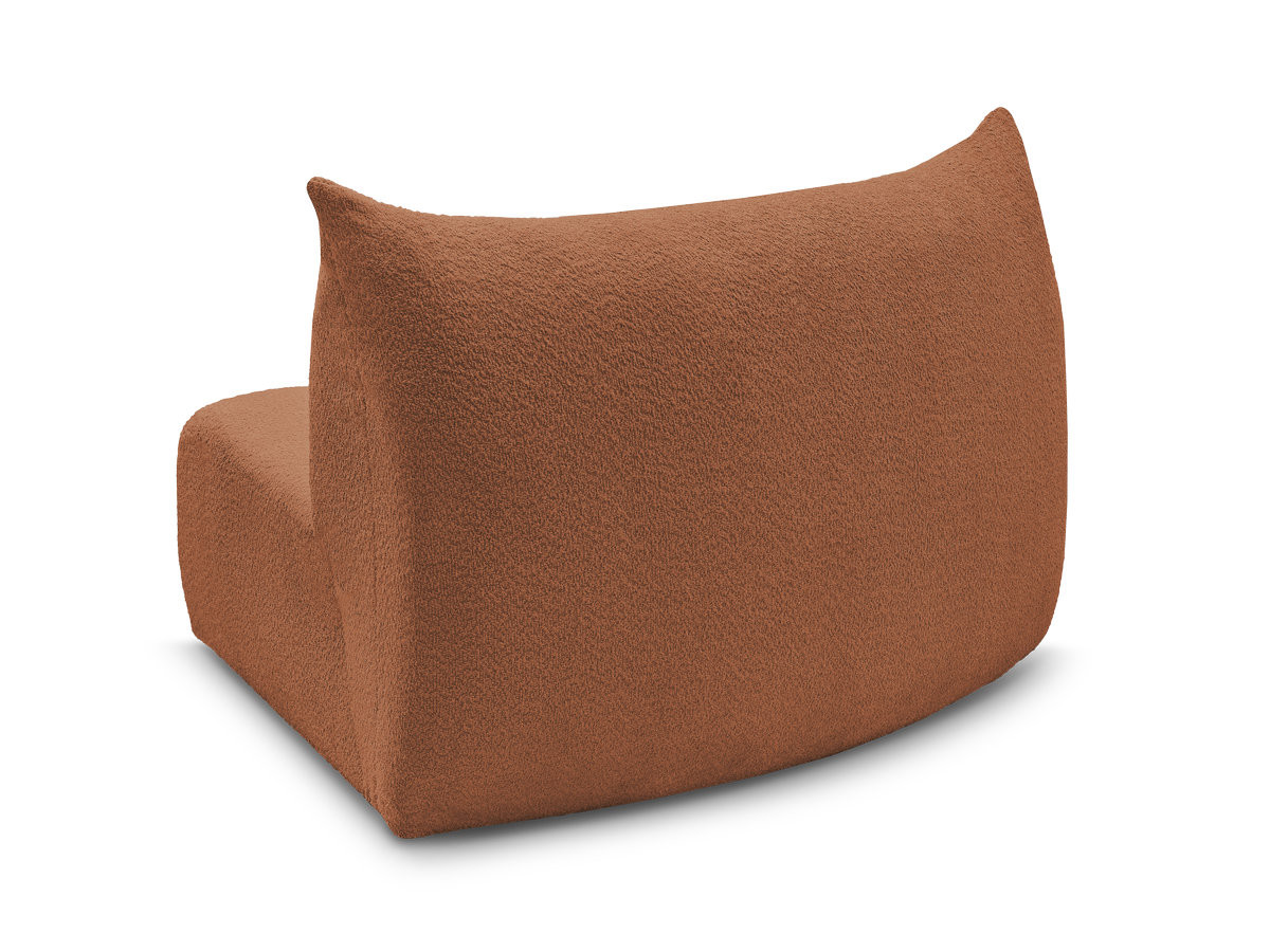 Bobochic Azra Sofamodul 1-Sitzer Bouclé-Stoff Orange