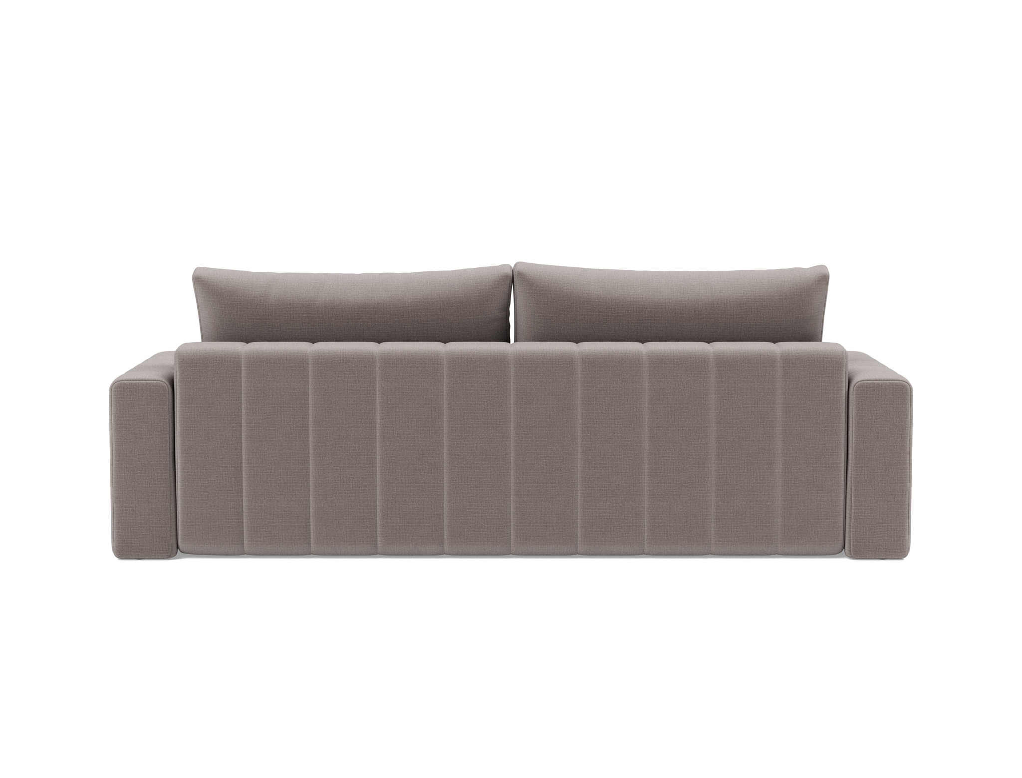 Schlafsofa Akello mit Armlehnen Chenille Esina 418-Truffle