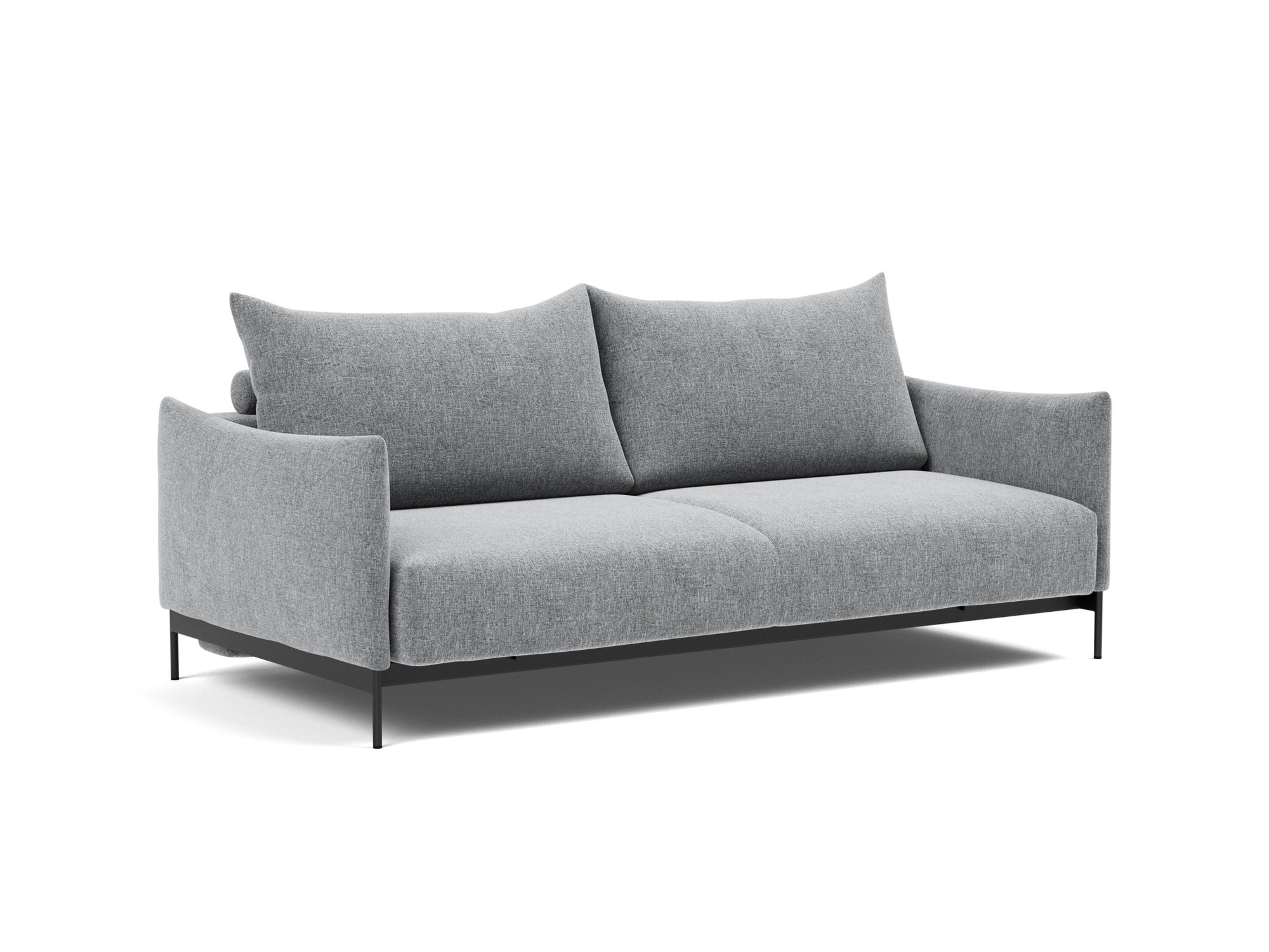 Schlafsofa Malloy Strukturierter Stoff Twist 565-Granite