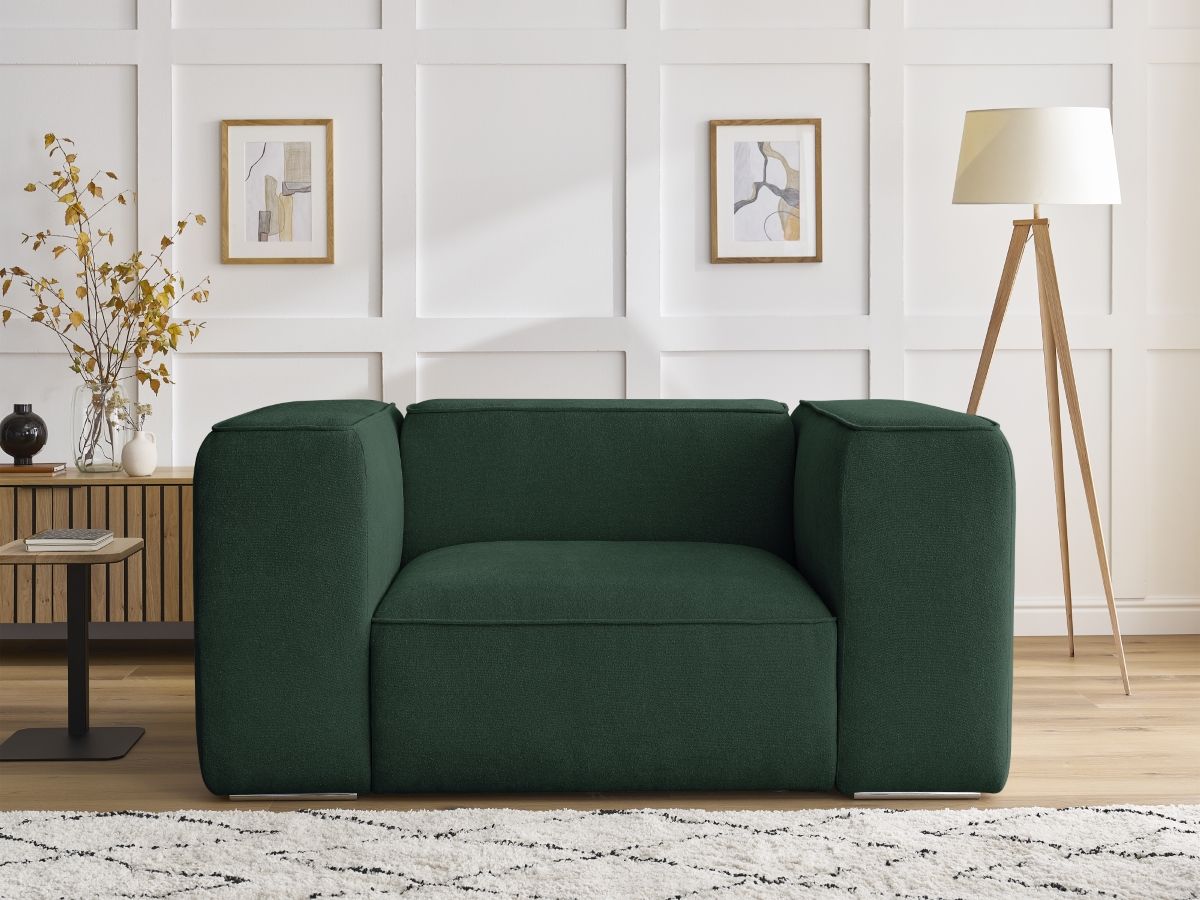 Bobochic Zephyr Sessel Strukturstoff Grün