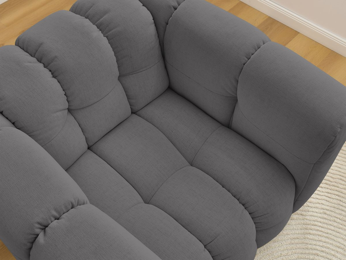 Bobochic Ulysse Sessel Stoff Dunkelgrau