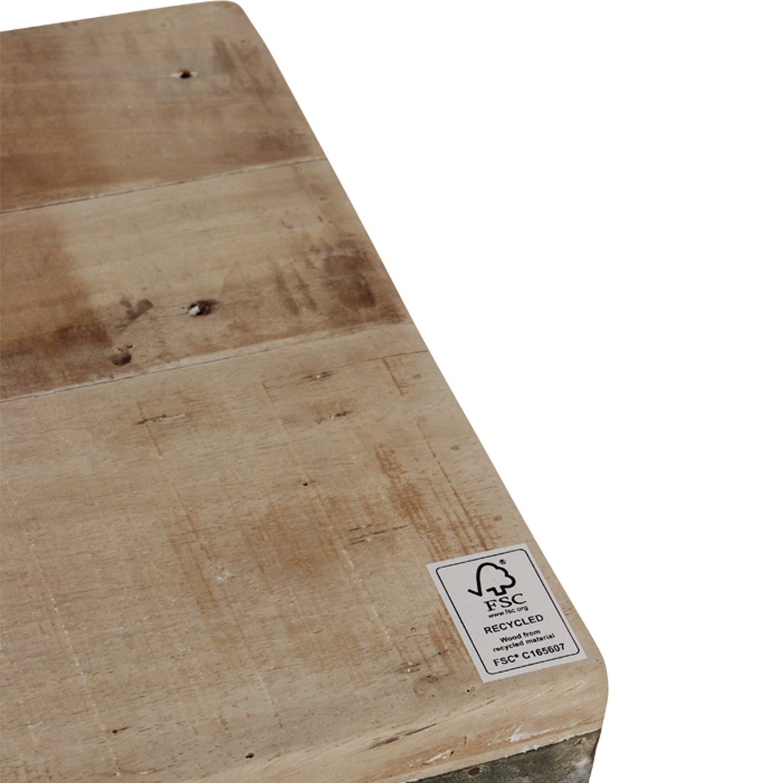 Raw Materials Limewash Klappbare Esszimmerbank 120cm
