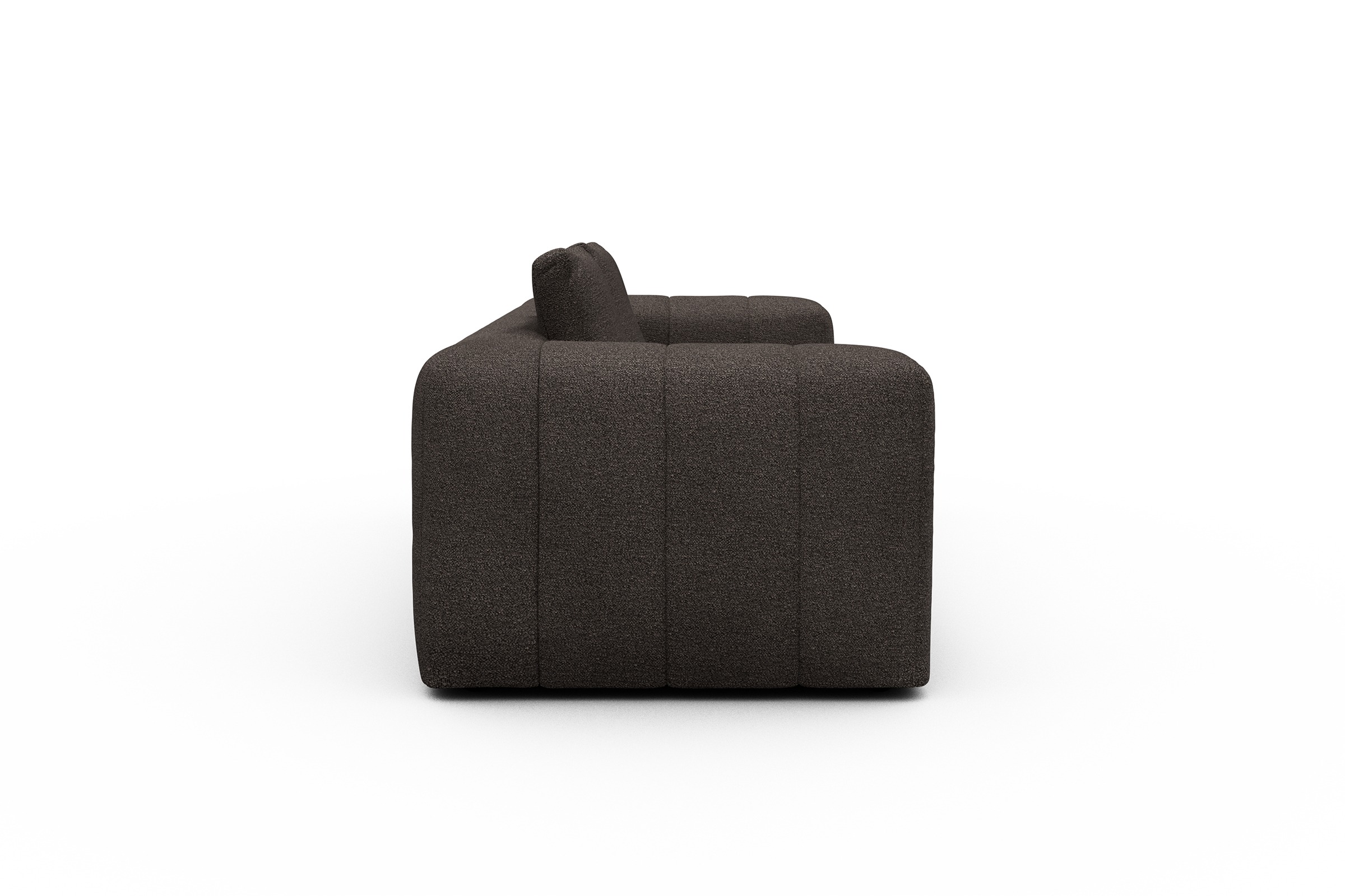 Sofa Hugo 3-Sitzer Boucle-Taupe