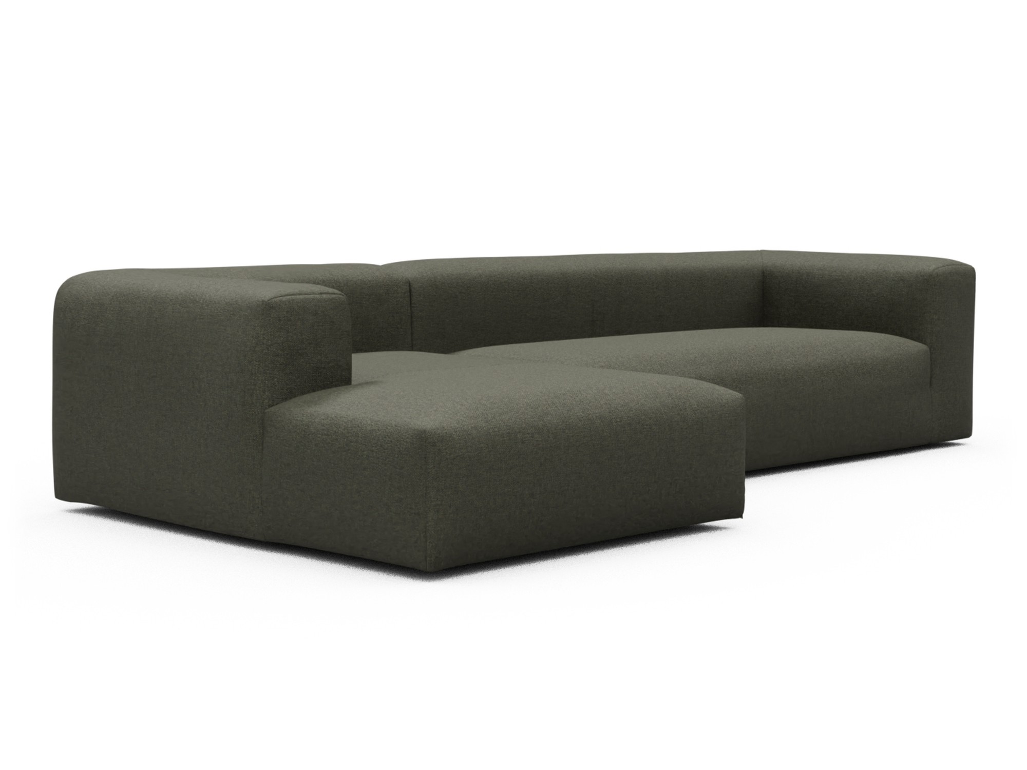 Skandi Home Ecksofa Fred Chaiselongue links mit 2,5-Sitzer Sama-Winter-Moss moebelfaktor
