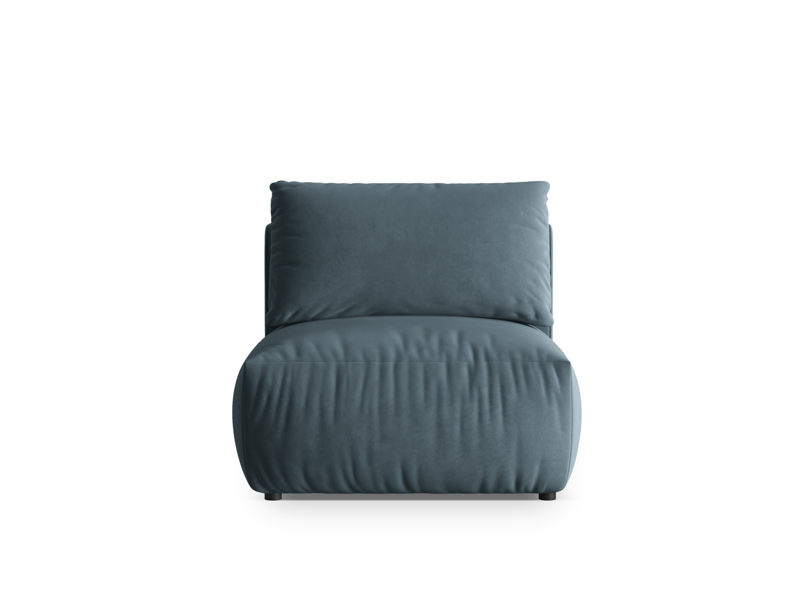Micadoni Modul Chris 1-Sitzer Samt Pastellblau