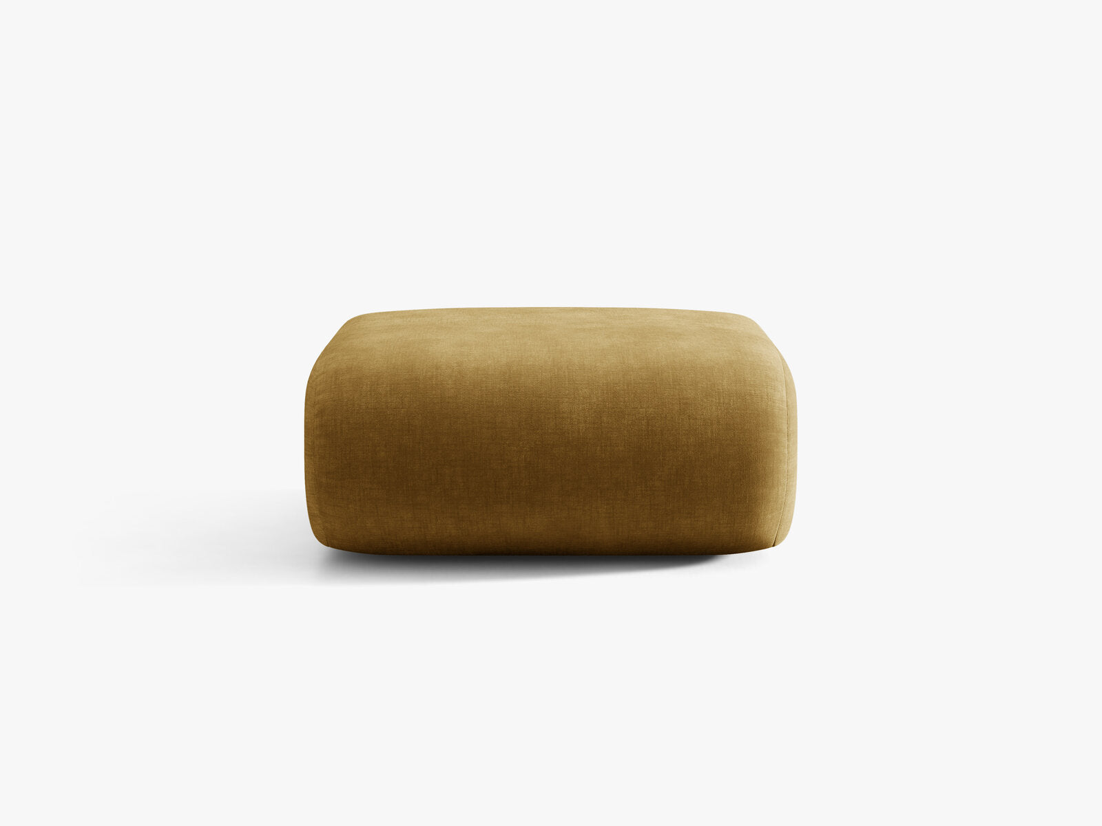 Micadoni Neo Pouf Chenille Golden Senf