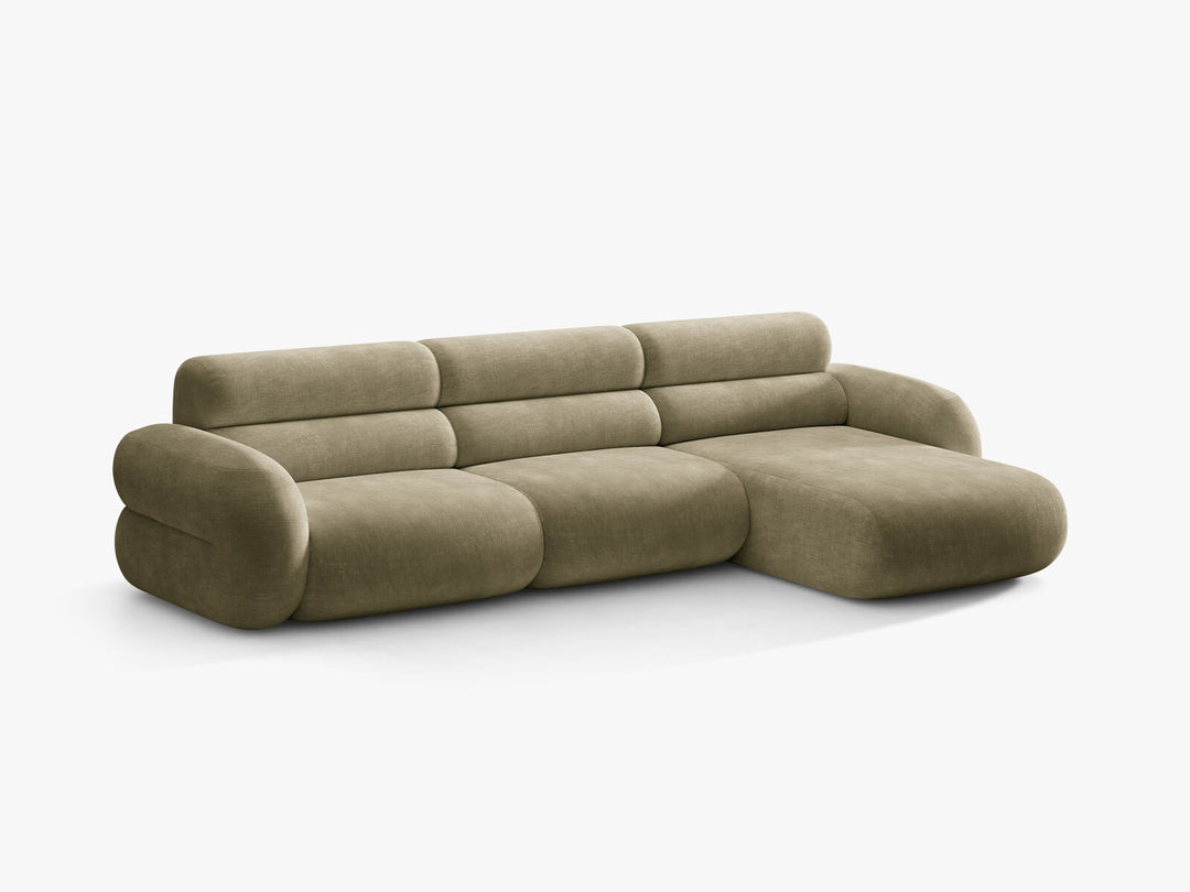 Micadoni Neo Ecksofa 4-Sitzer Rechts Chenille Golden Hellolive