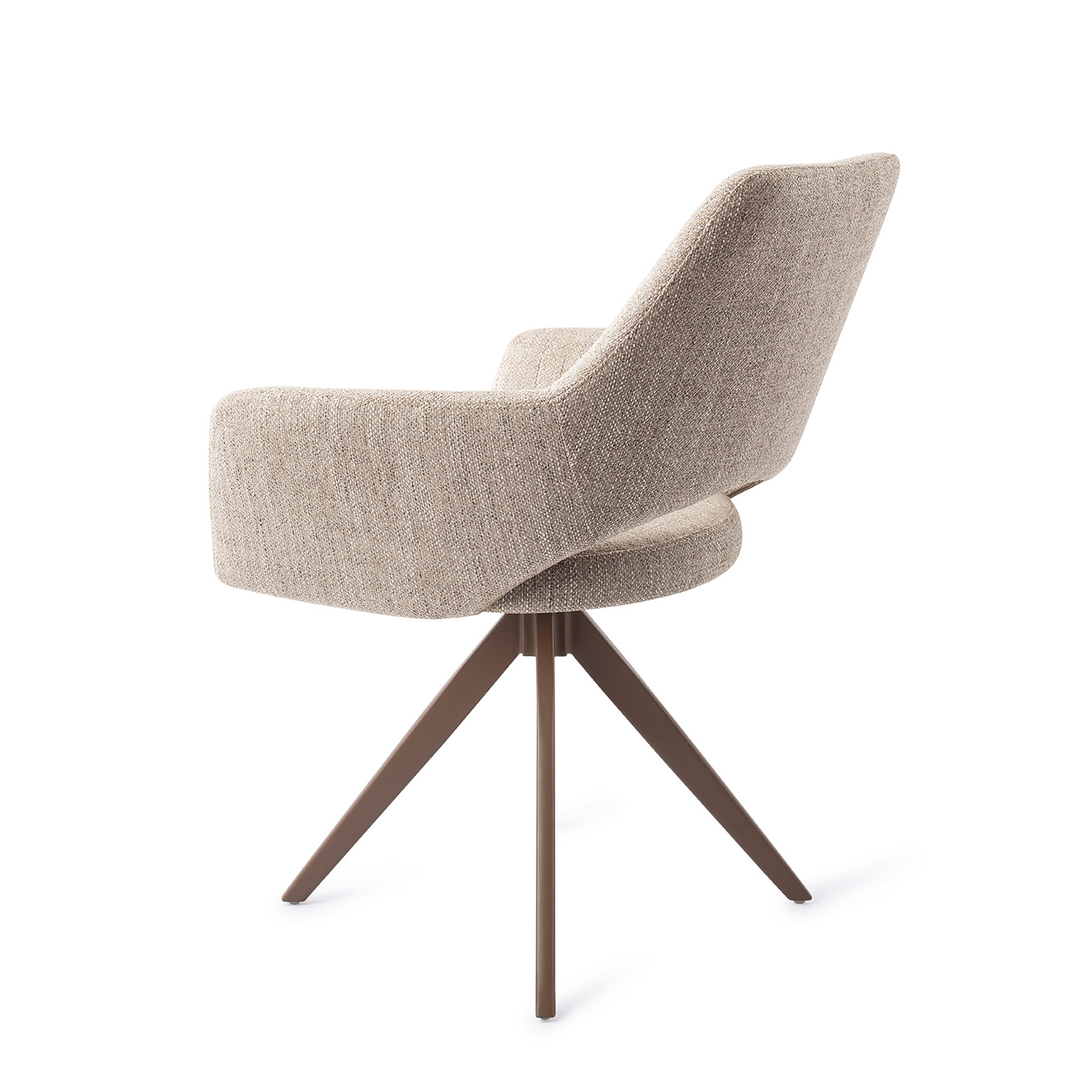 Jesper Home Esszimmerstuhl Yanai Biscuit-Beach Turn Braun