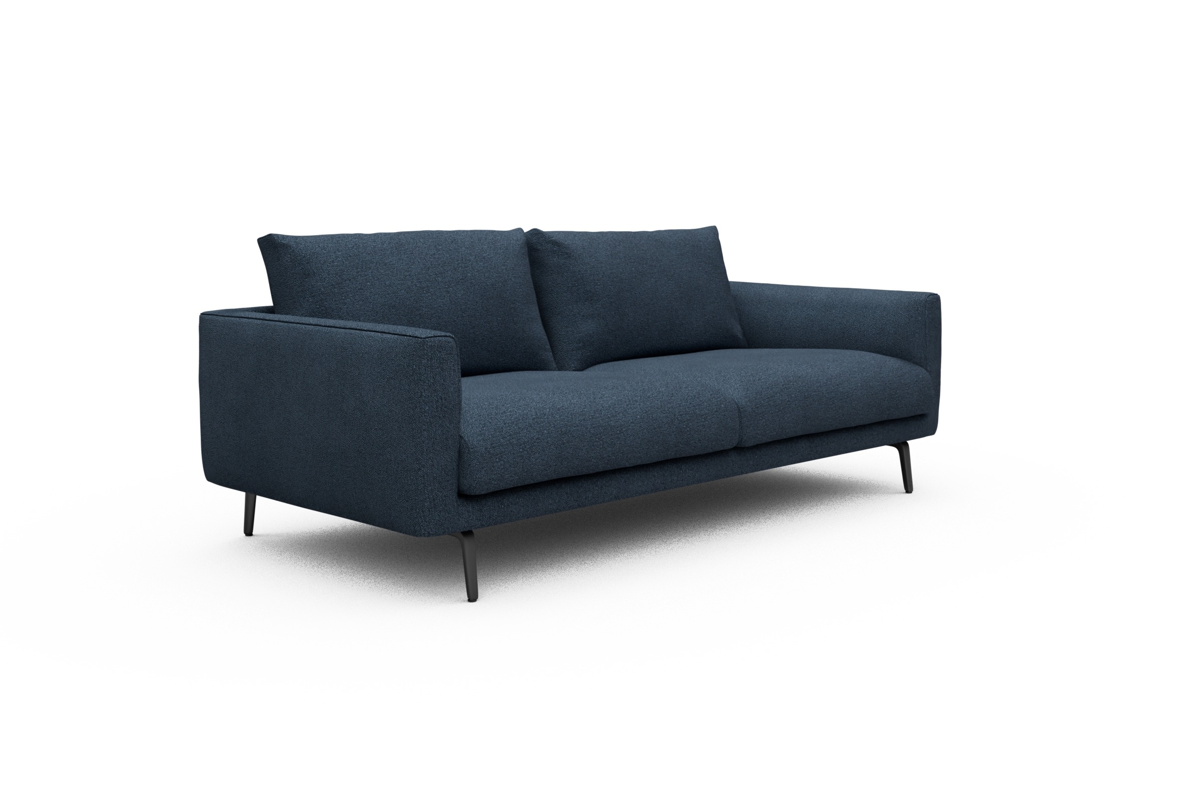 Sofa Karl 3-Sitzer Boucle-Blue