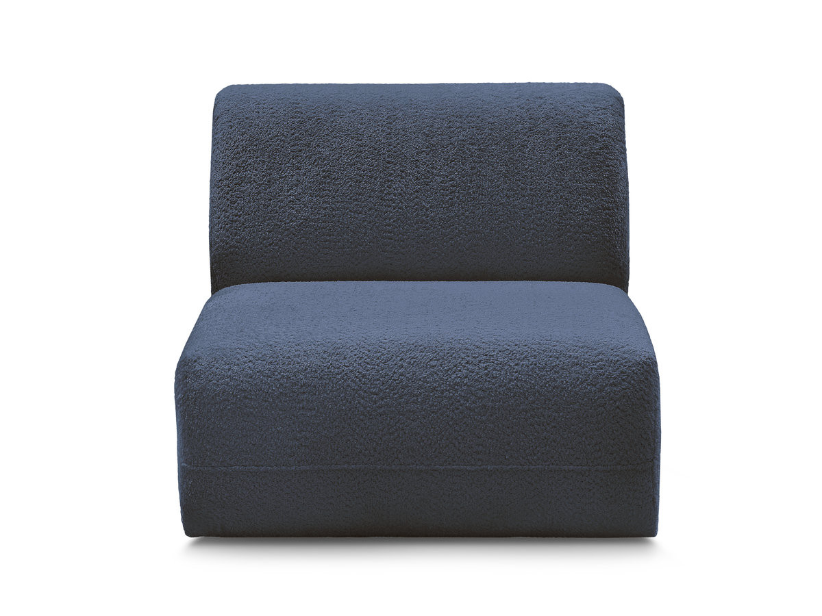 Bobochic Anda Sofamodul 1-Sitzer 84 × 103 cm Chenille Dunkelblau