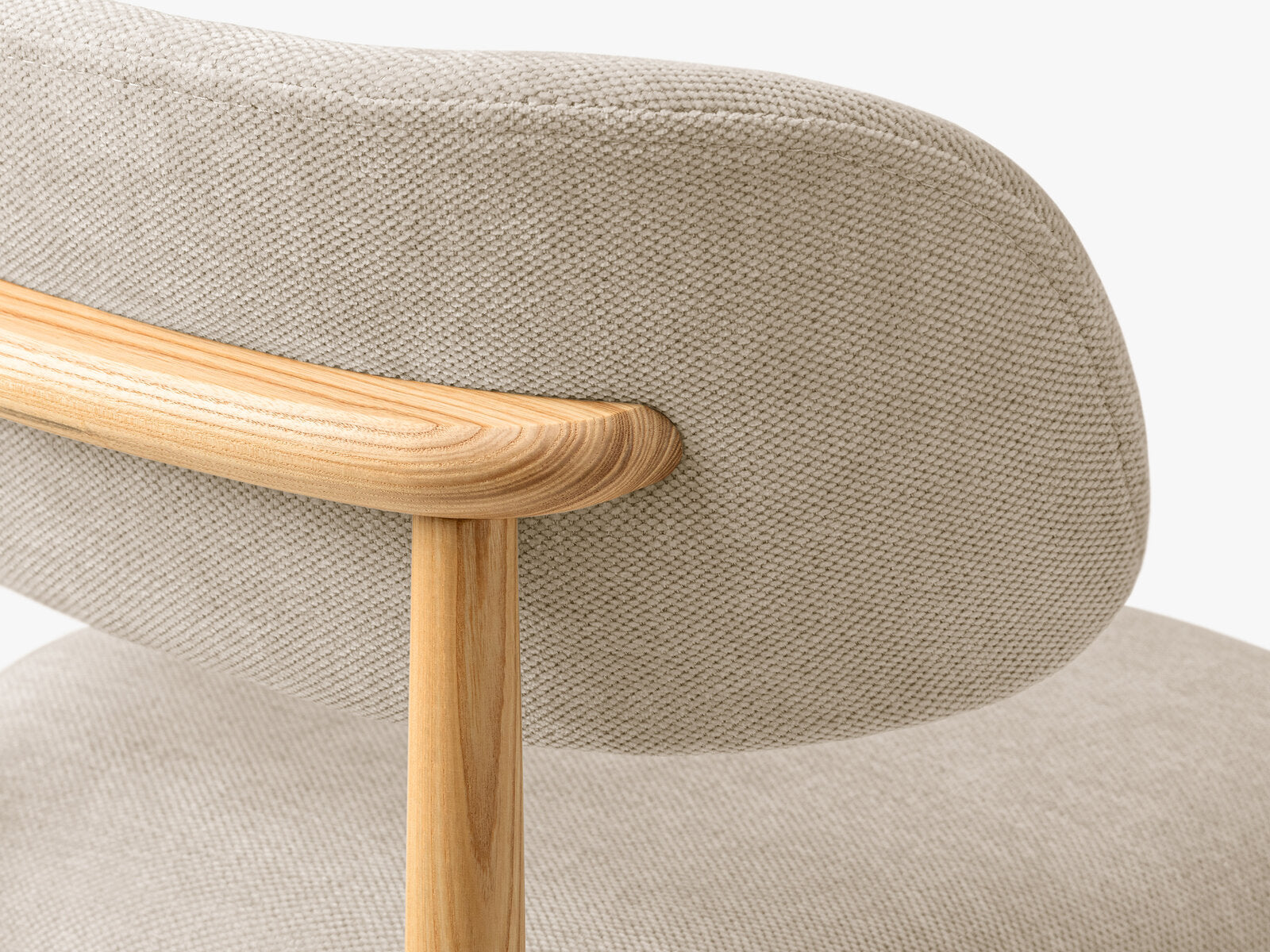 Micadoni Evan Samtiger Stuhl 49.5 cm (H 77 cm) [CH_EVAN] Chenille Rebel Beige