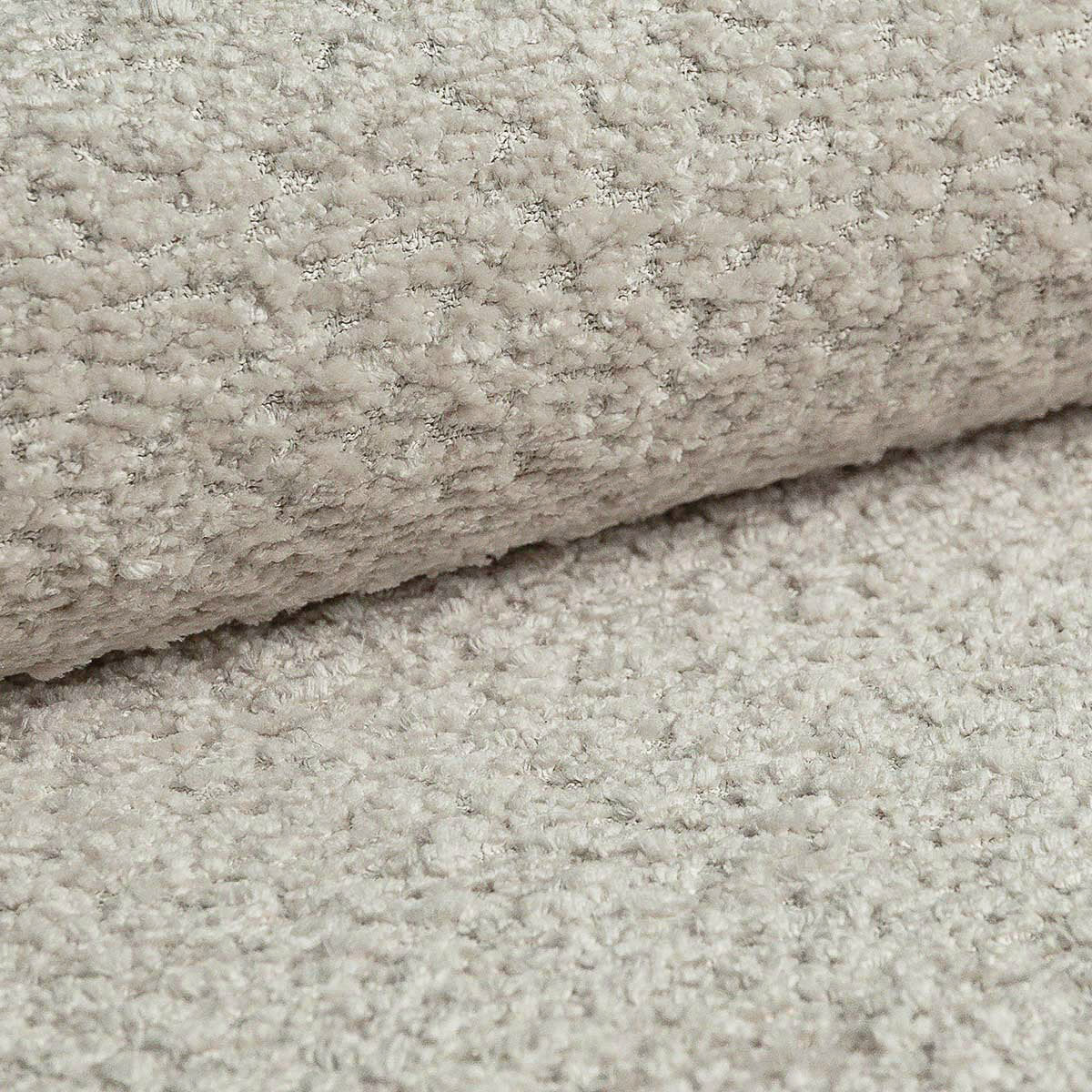 Micadoni Stauraumbett mit Kopfteil Mount Boucle Coral Helles Beige 140x200
