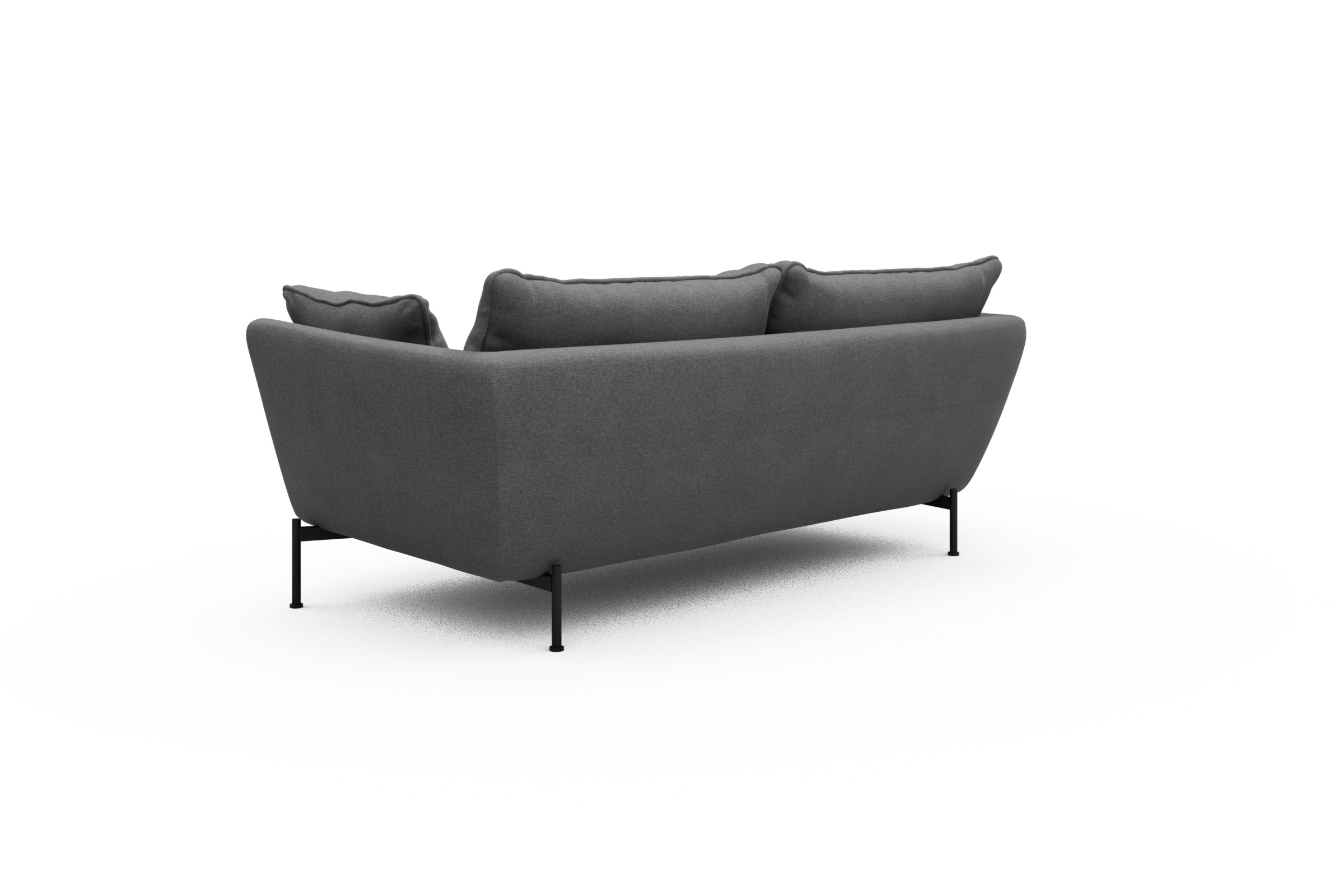 Sofa Anton PREMIUM 2-Sitzer Satya-Steel