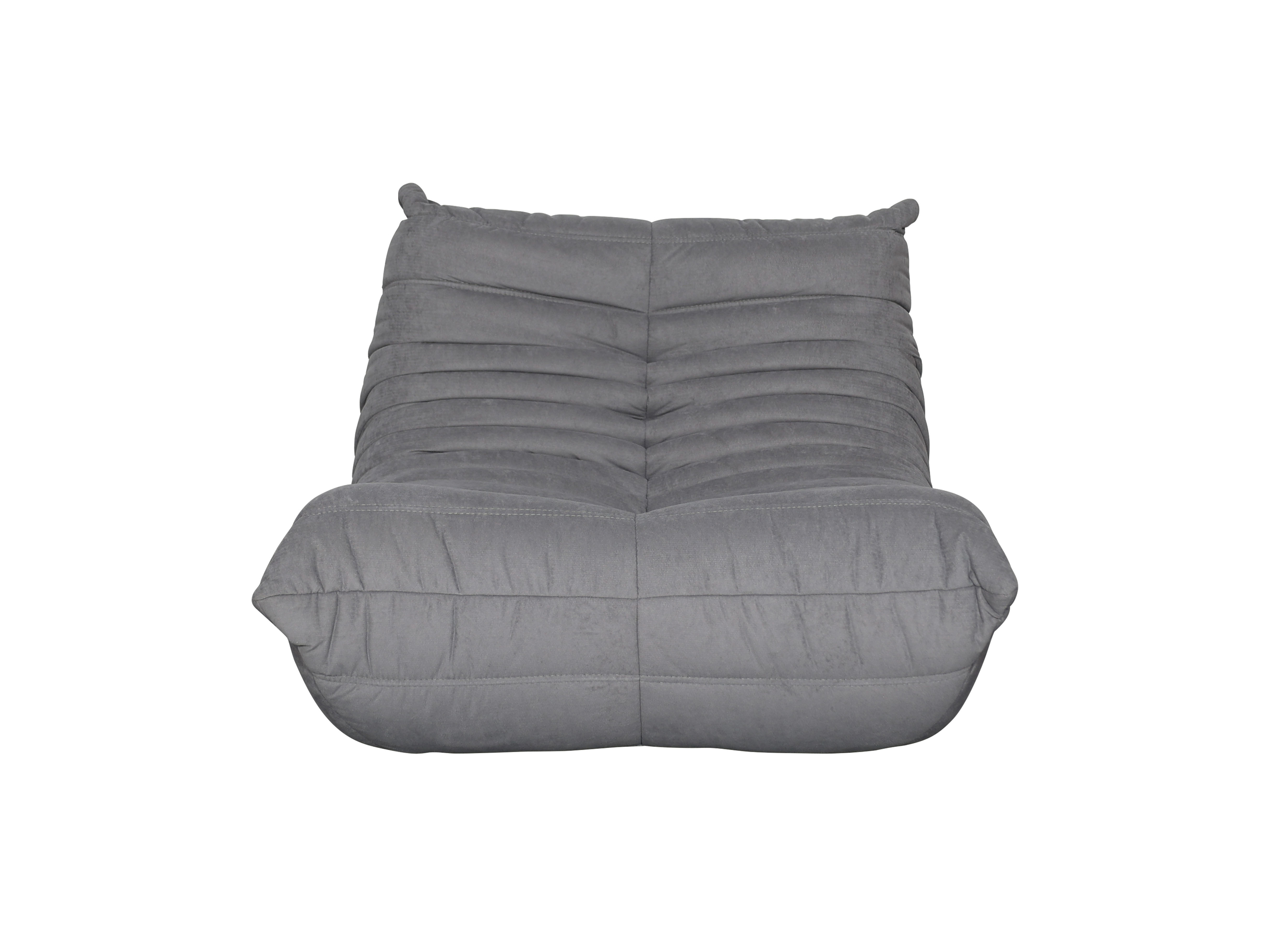 Livin Hill Set Nua: Sessel 87 cm + Fußhocker Stahlgrau